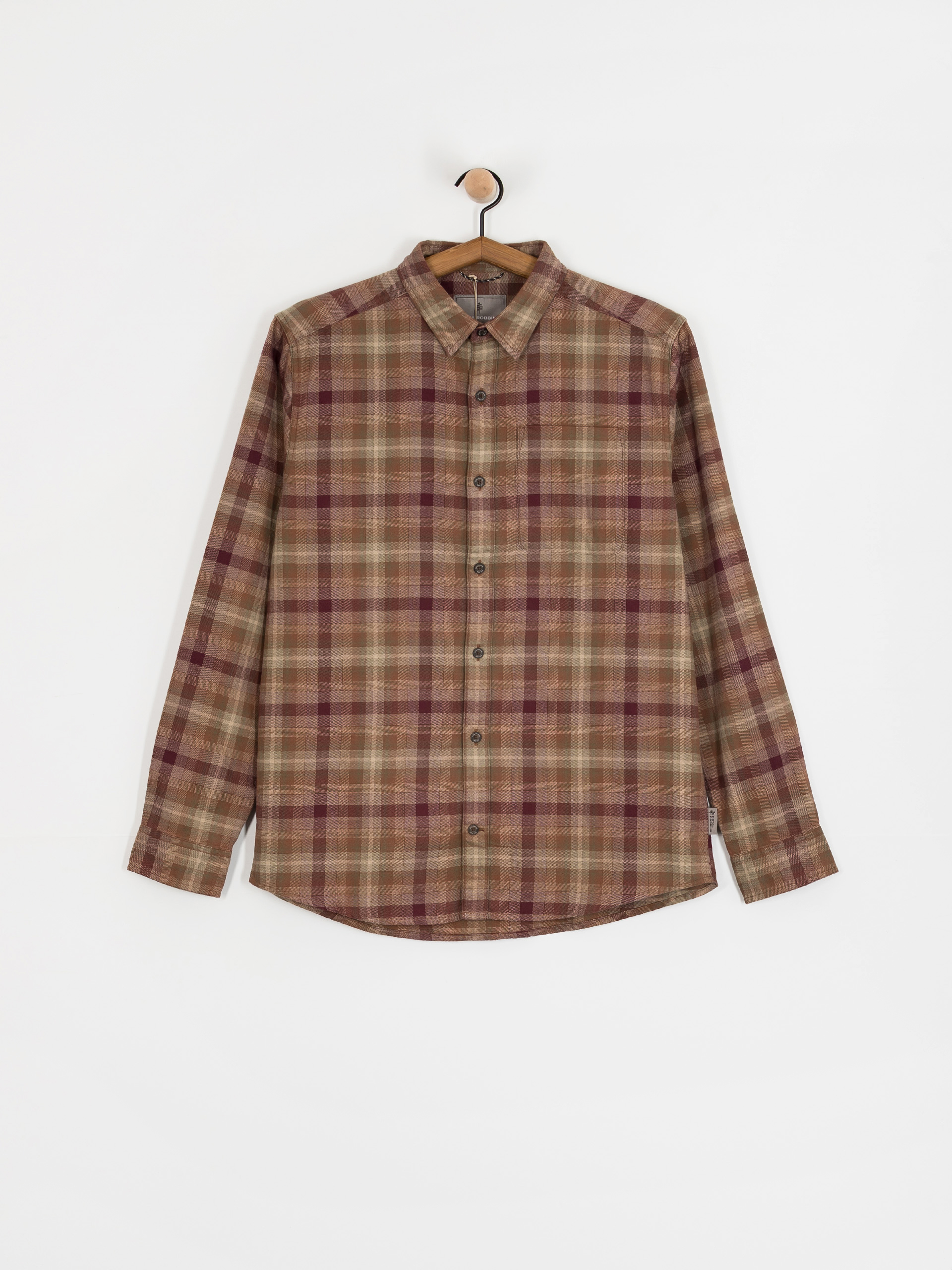 Royal Robbins Lieback Organic Cotton Flannel Ing (dusty olive dipsea pld)