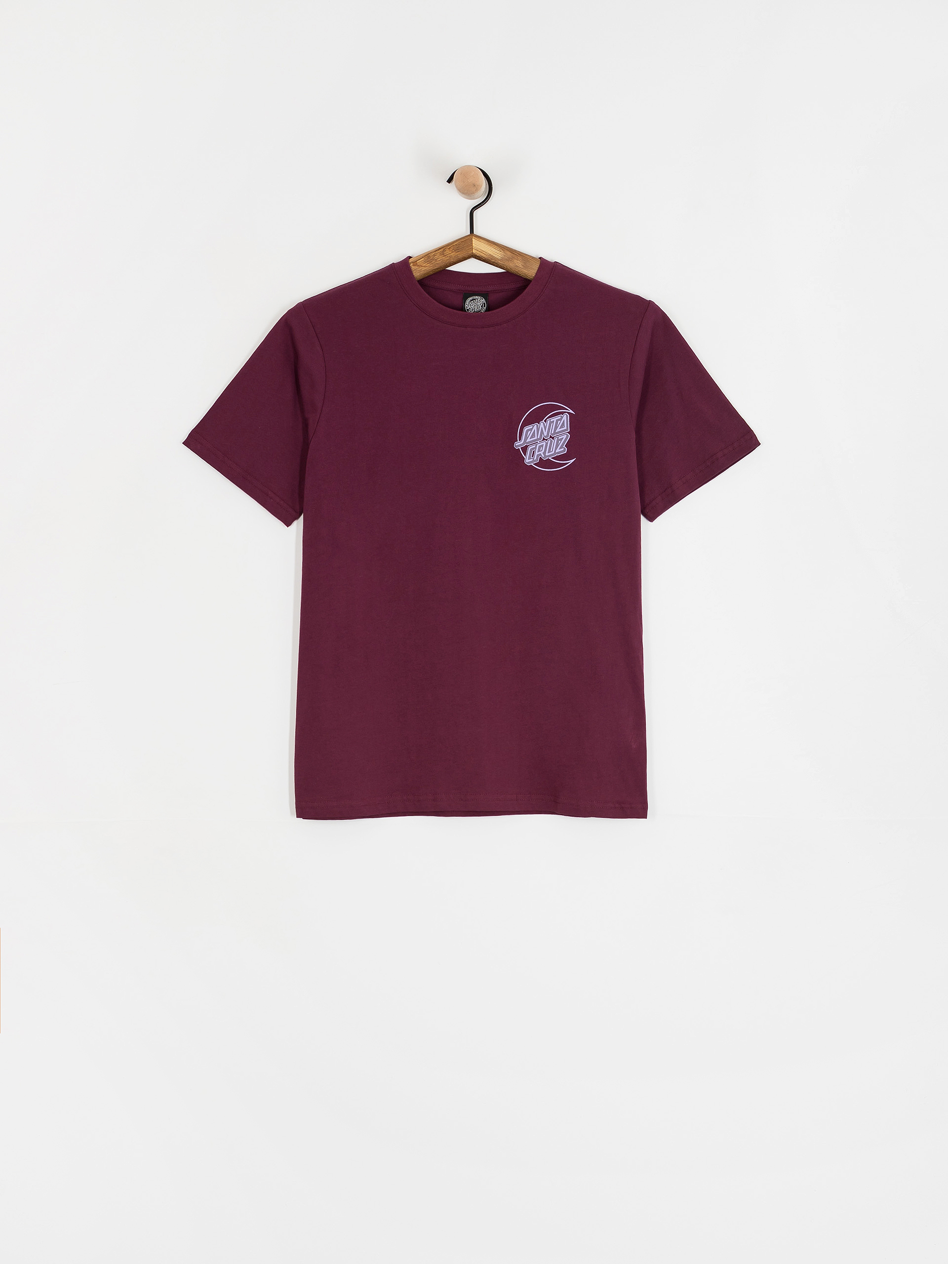 Santa Cruz Imprint Moon Dot Wmn Póló (dark cherry)