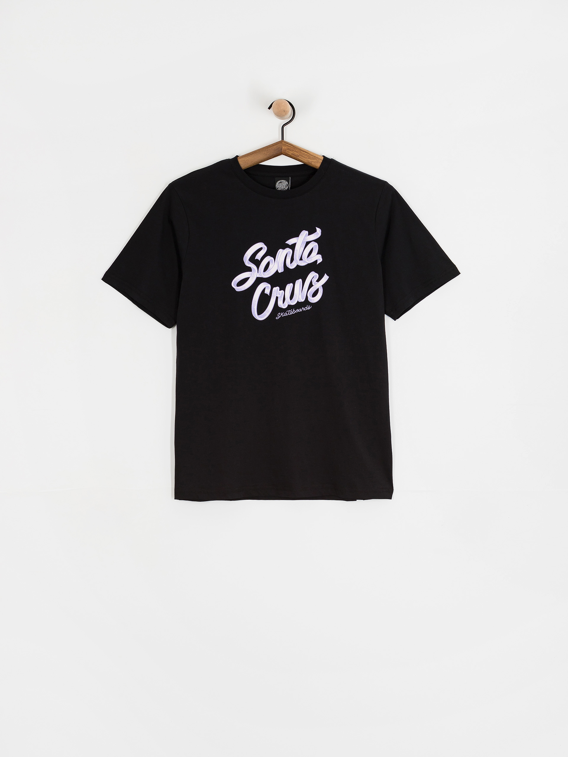 Santa Cruz Ribbon Script Front Wmn Póló (black)