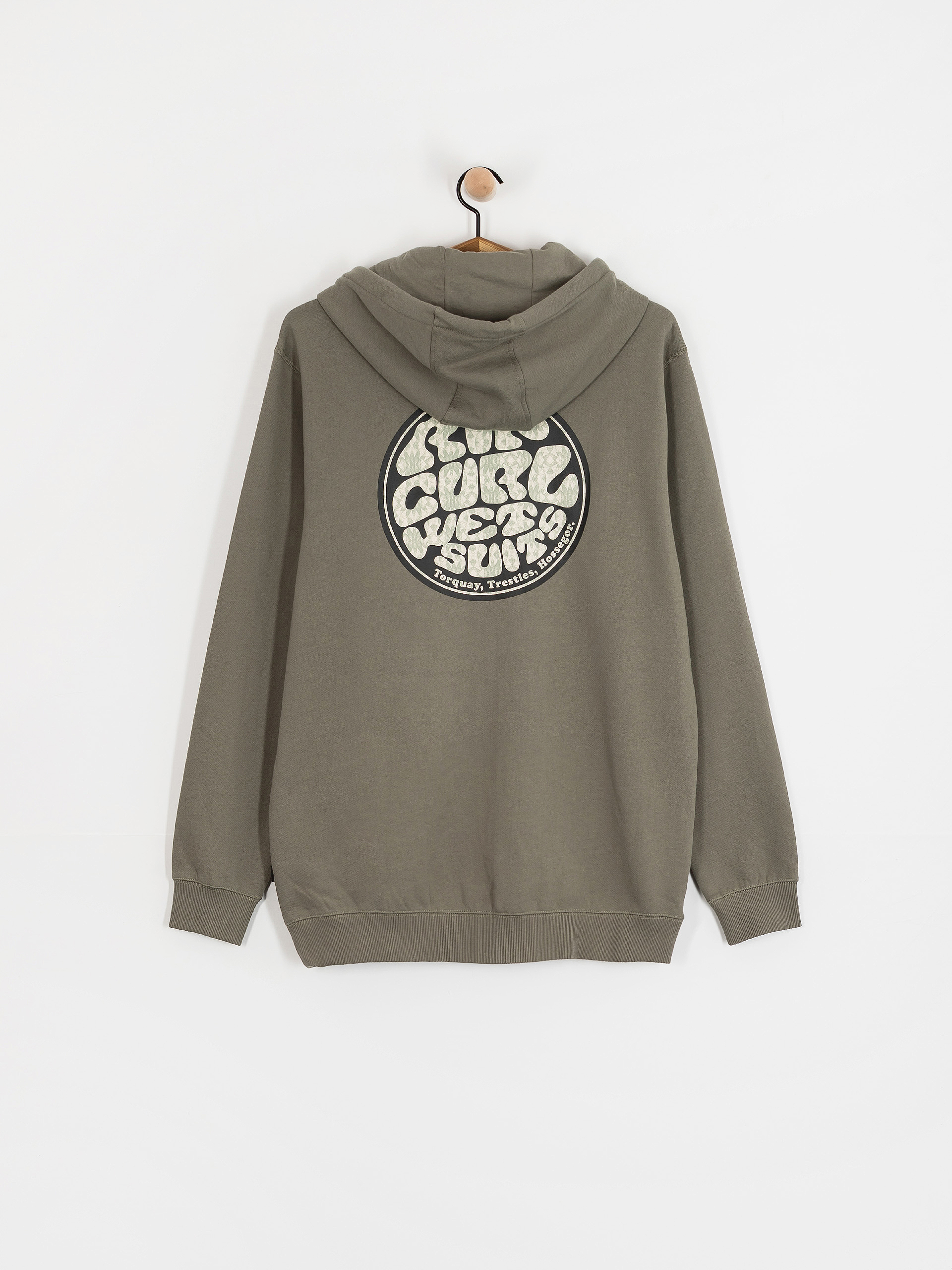 Rip Curl Wettie Passage Icon ZHD Kapucnis pulóver (cactus green)
