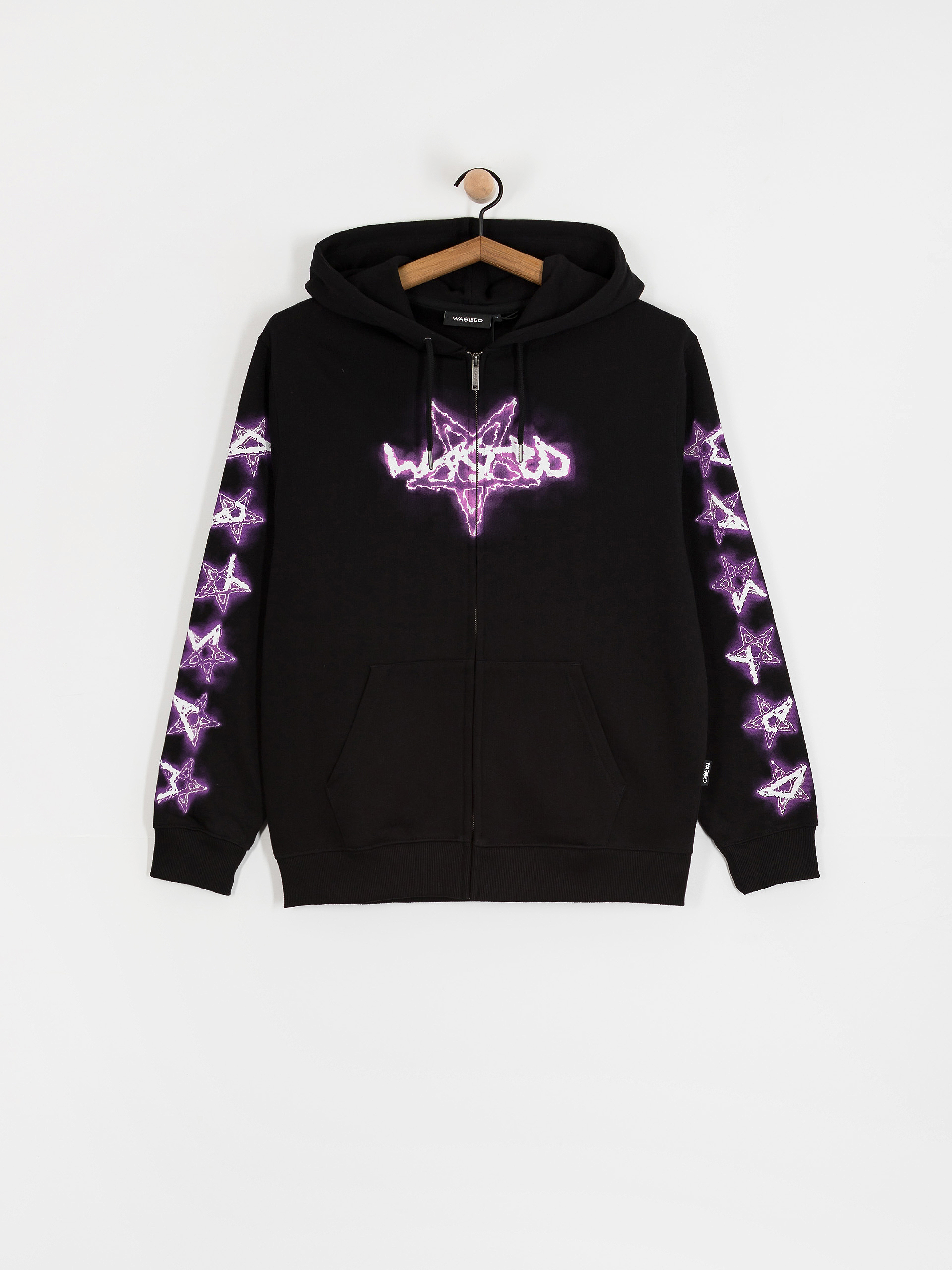 Wasted Paris Surt ZHD Kapucnis pulóver (black/violet)