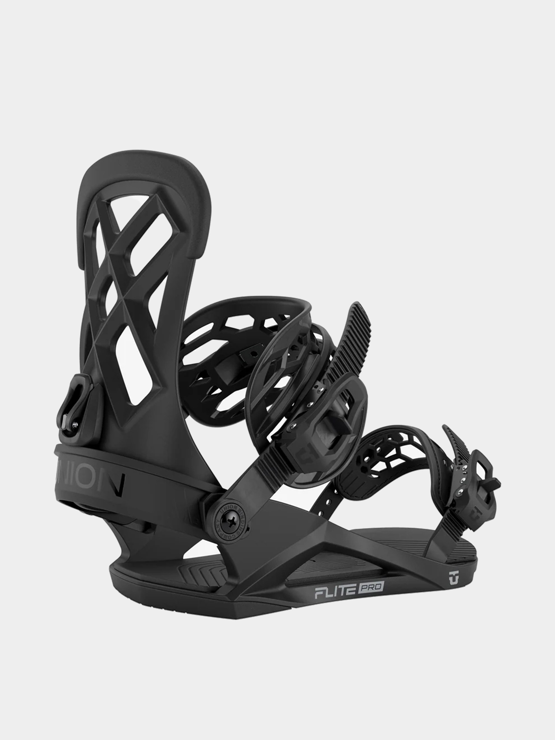 Snowboard ku00f6tu00e9s Union Flite Pro (black)