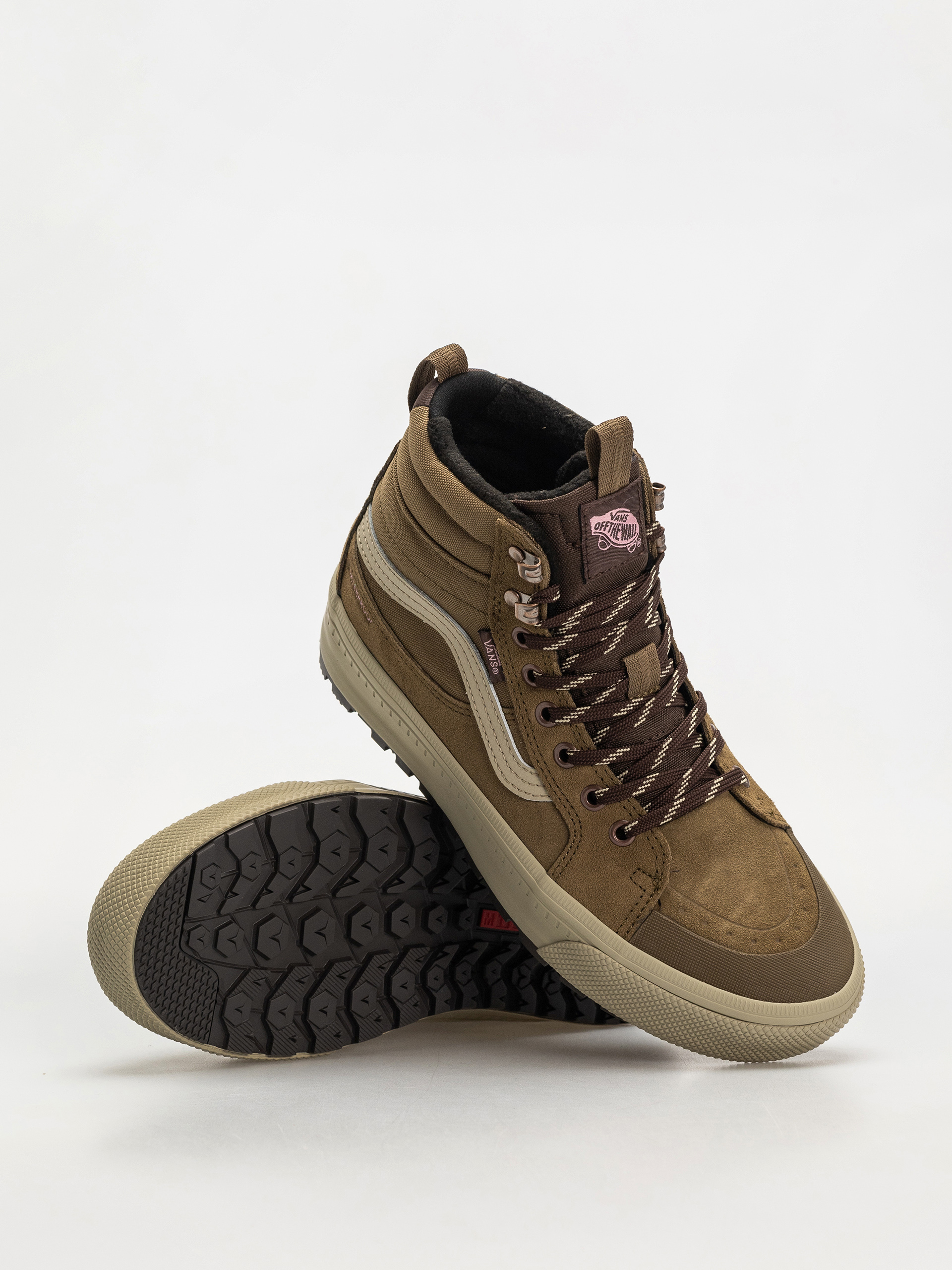 Vans Mte Sk8 Hi Waterproof Insulated Cipők (brown/pink)