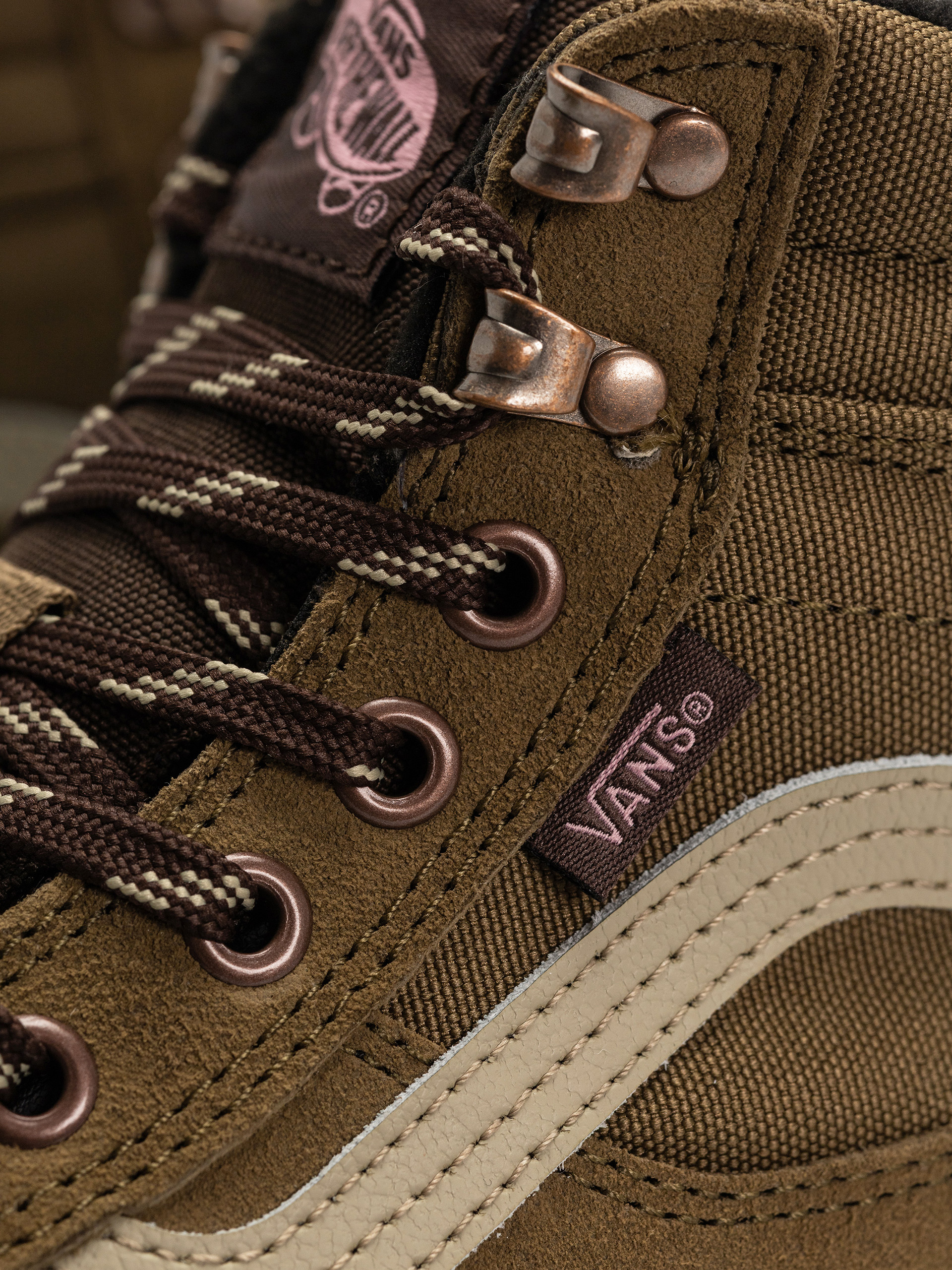 Vans Mte Sk8 Hi Waterproof Insulated Cipők (brown/pink)