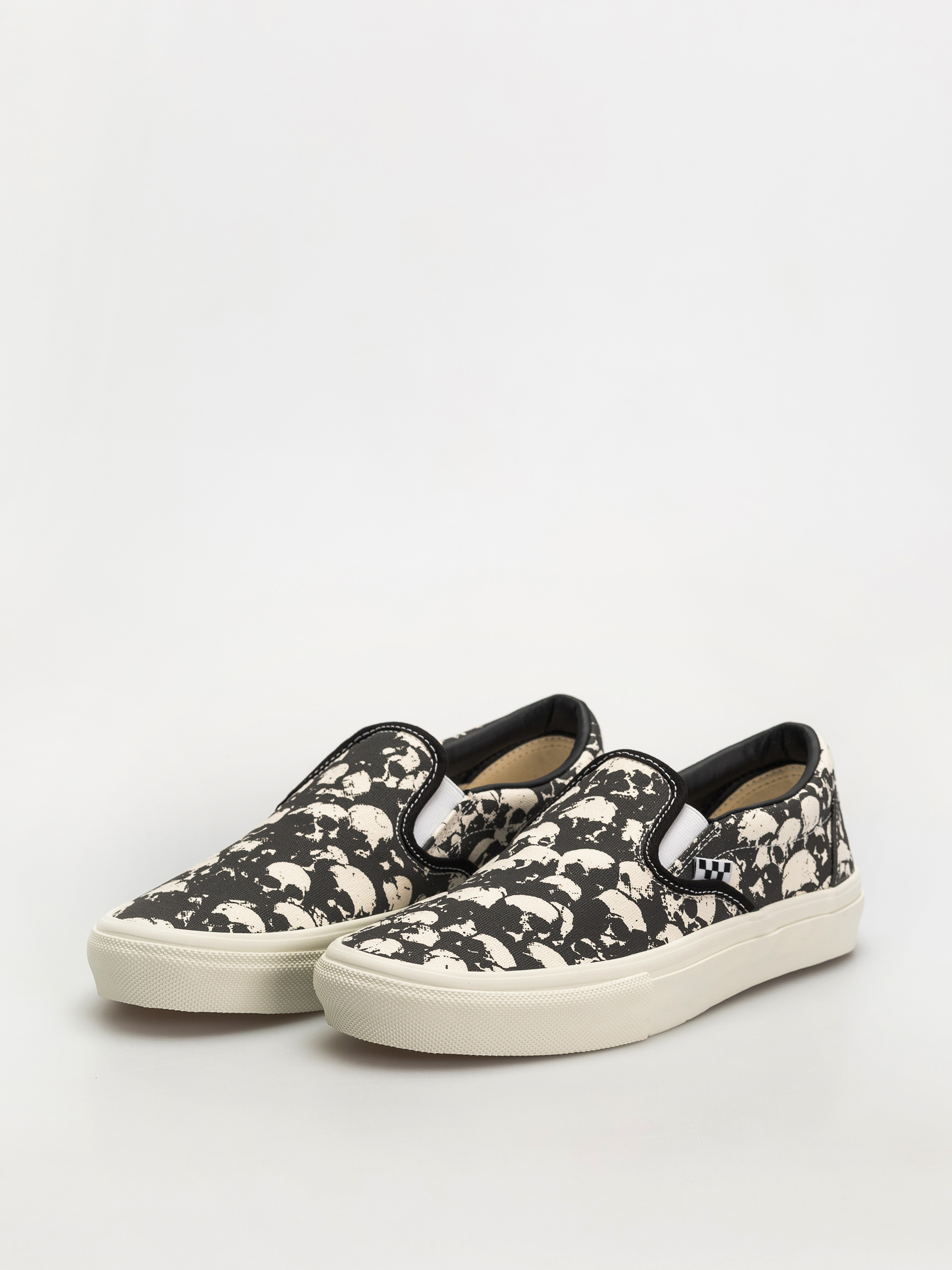 Vans Skate Slip On Cipők (skull pile black/white/gum)