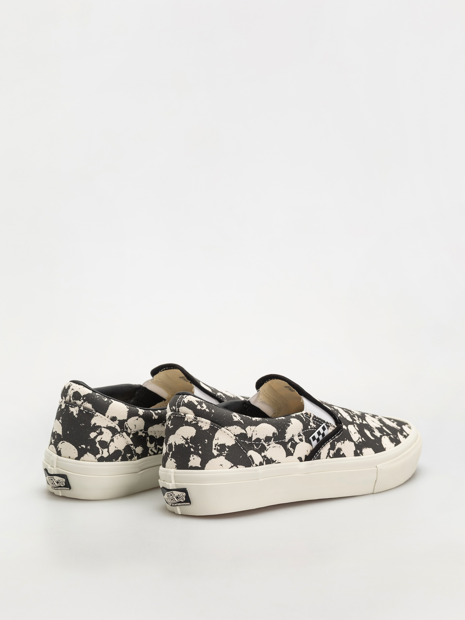 Vans Skate Slip On Cipők (skull pile black/white/gum)