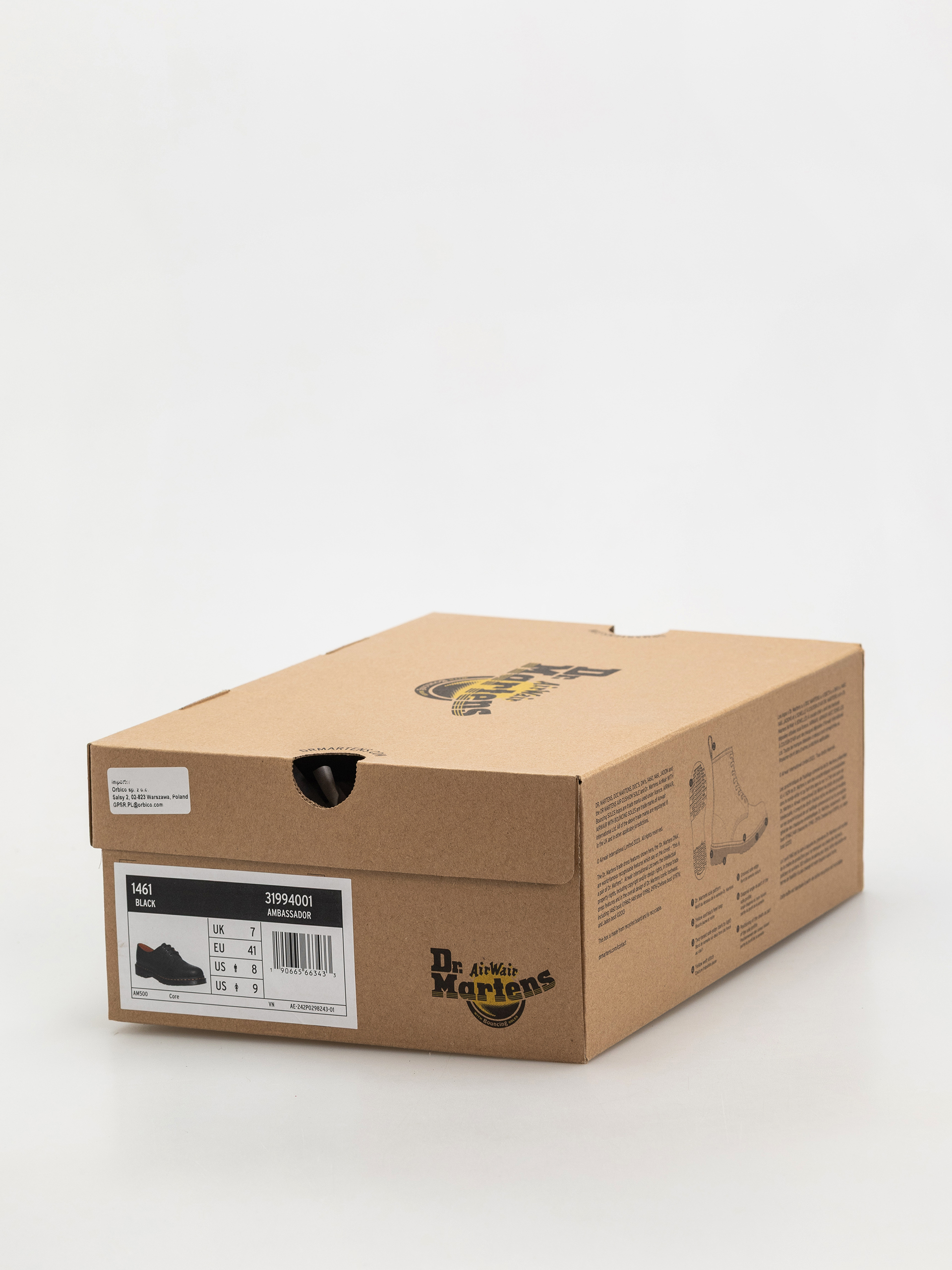 Dr. Martens 1461 Cipők (black ambassador)