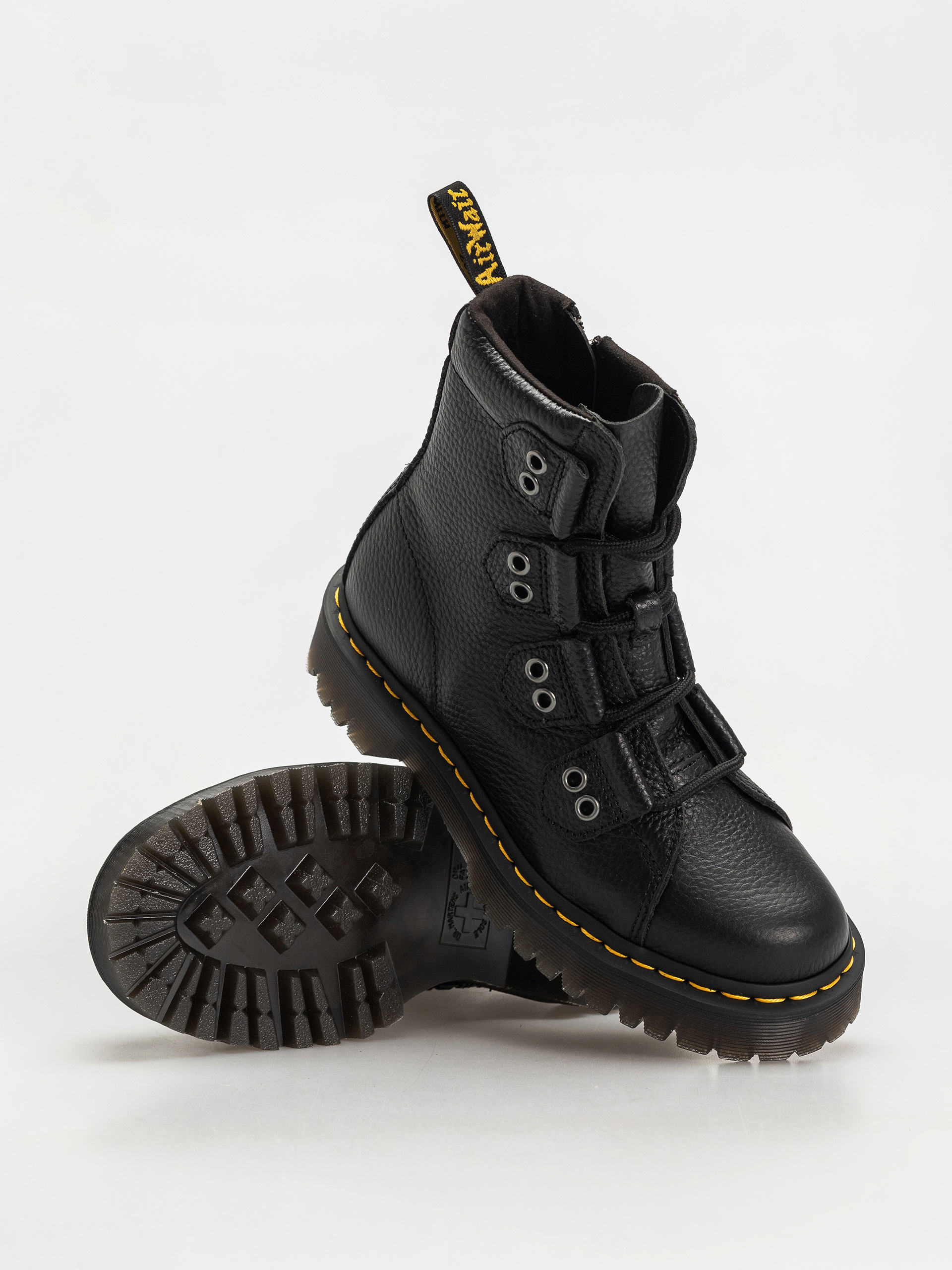 Dr. Martens 1460 LTT 4 Tie Wmn Cipők (black milled nappa)