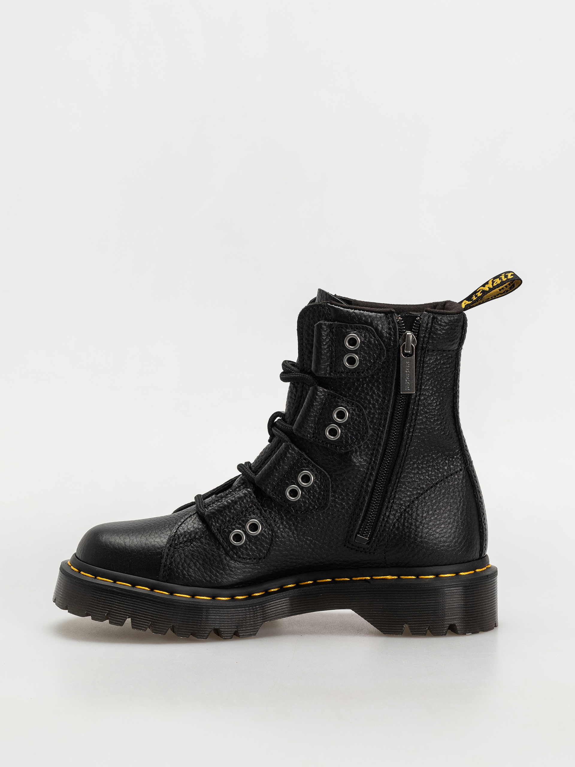 Dr. Martens 1460 LTT 4 Tie Wmn Cipők (black milled nappa)