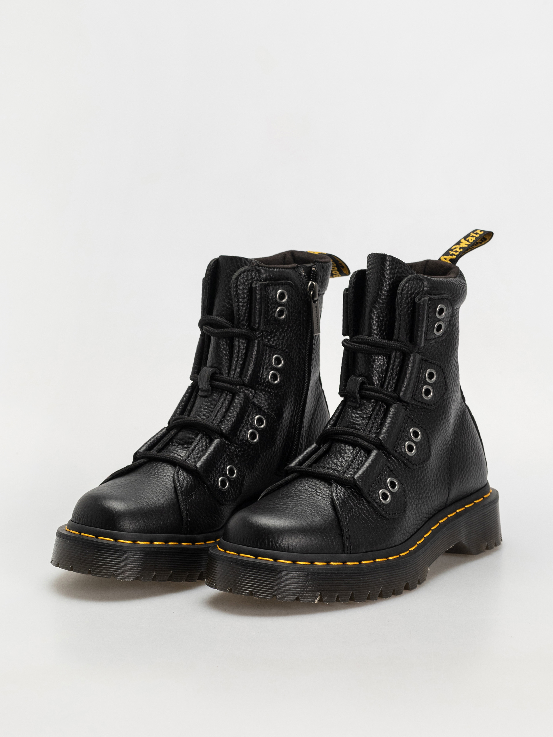 Dr. Martens 1460 LTT 4 Tie Wmn Cipők (black milled nappa)