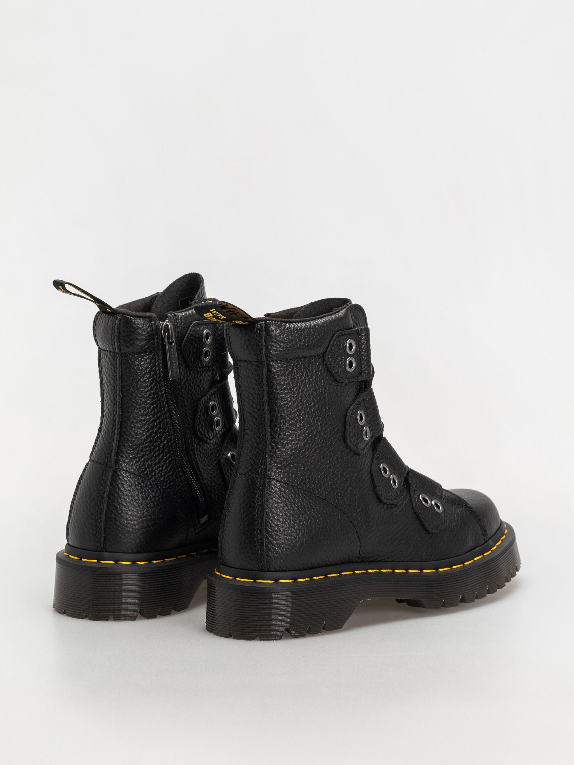 Dr. Martens 1460 LTT 4 Tie Wmn Cipők (black milled nappa)