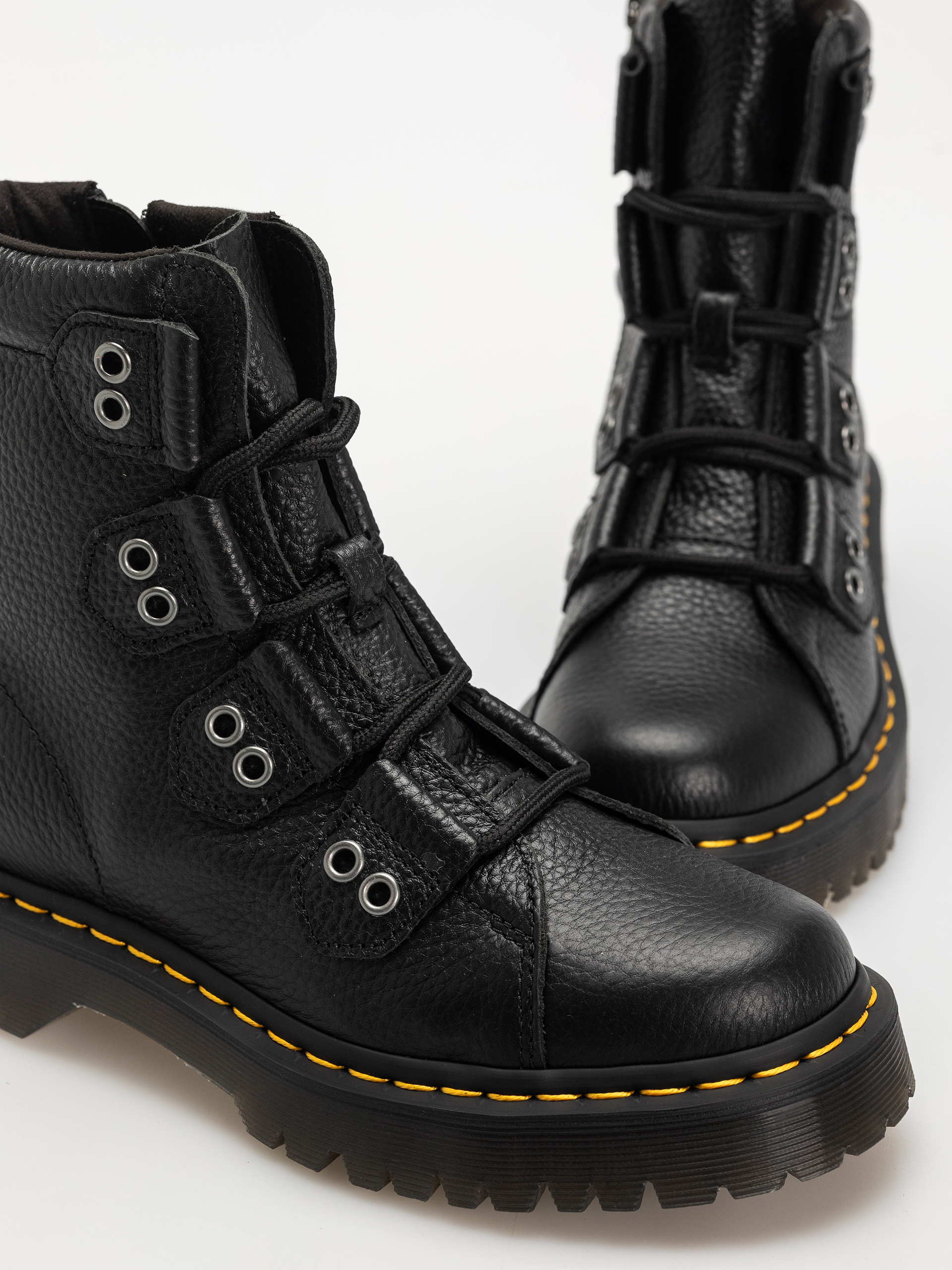 Dr. Martens 1460 LTT 4 Tie Wmn Cipők (black milled nappa)