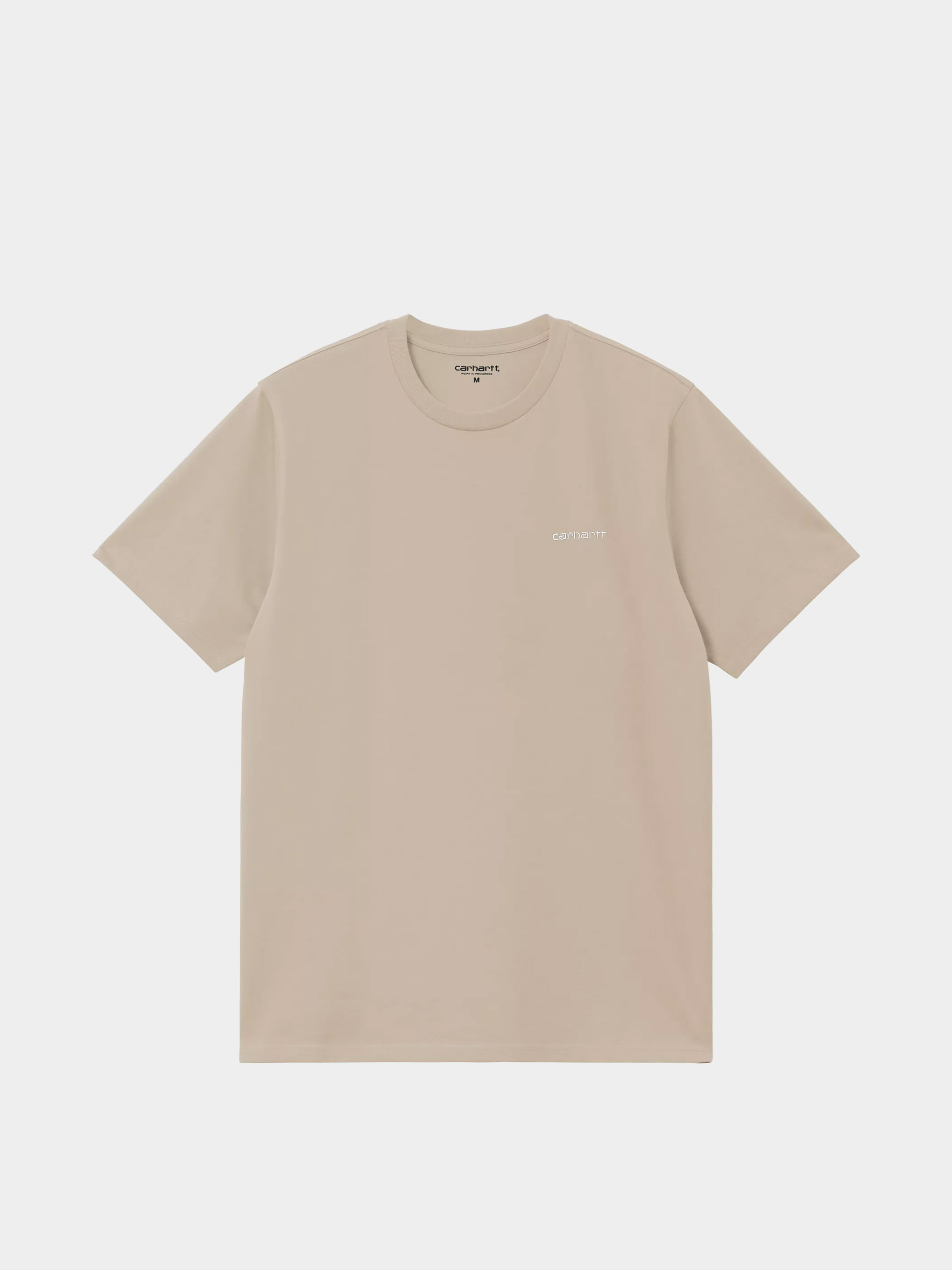 Pu00f3lu00f3 Carhartt WIP Script Embroidery (fleur de sel/white)