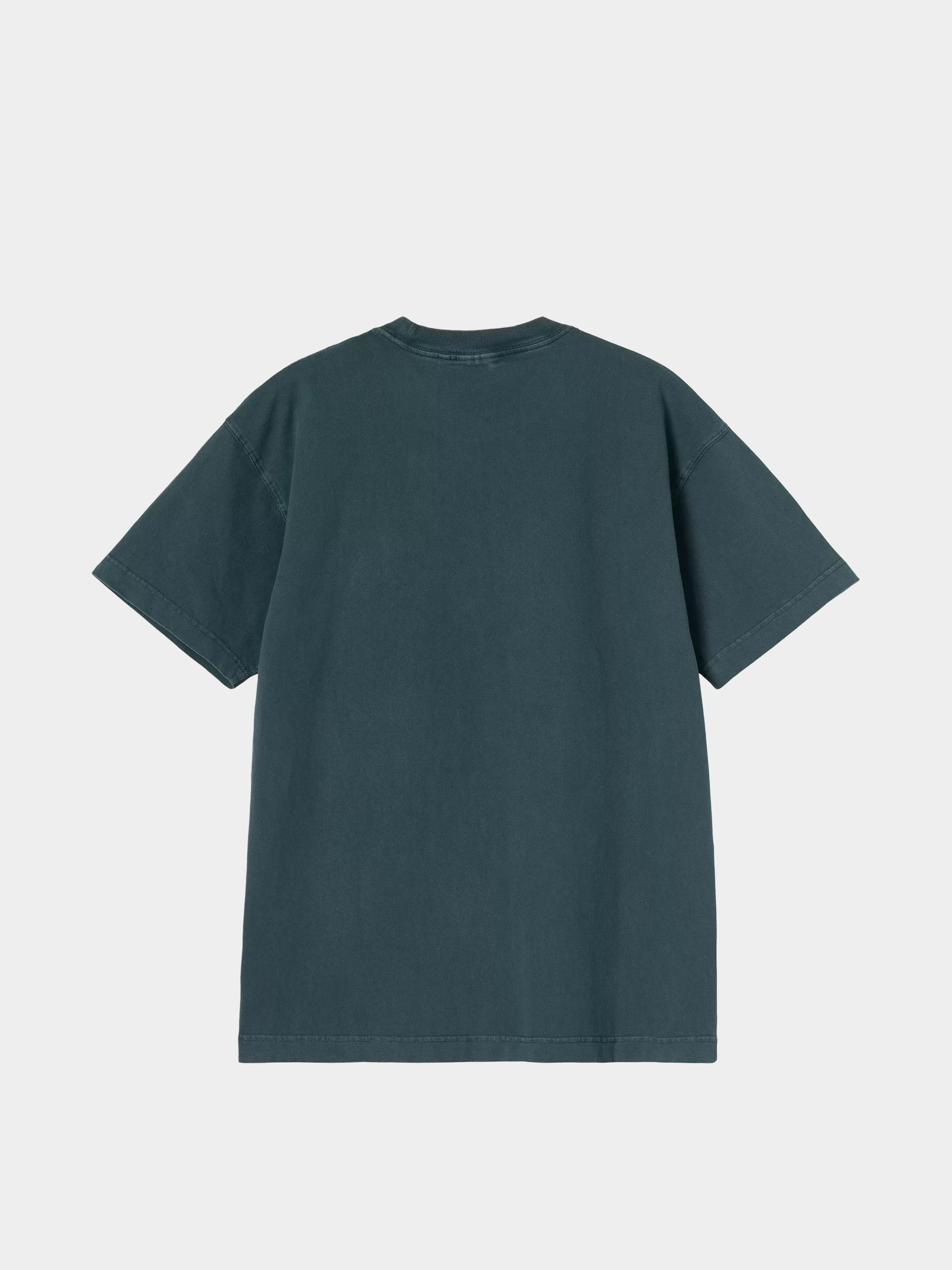Póló Carhartt WIP Vista (deep lagoon/garment dyed)