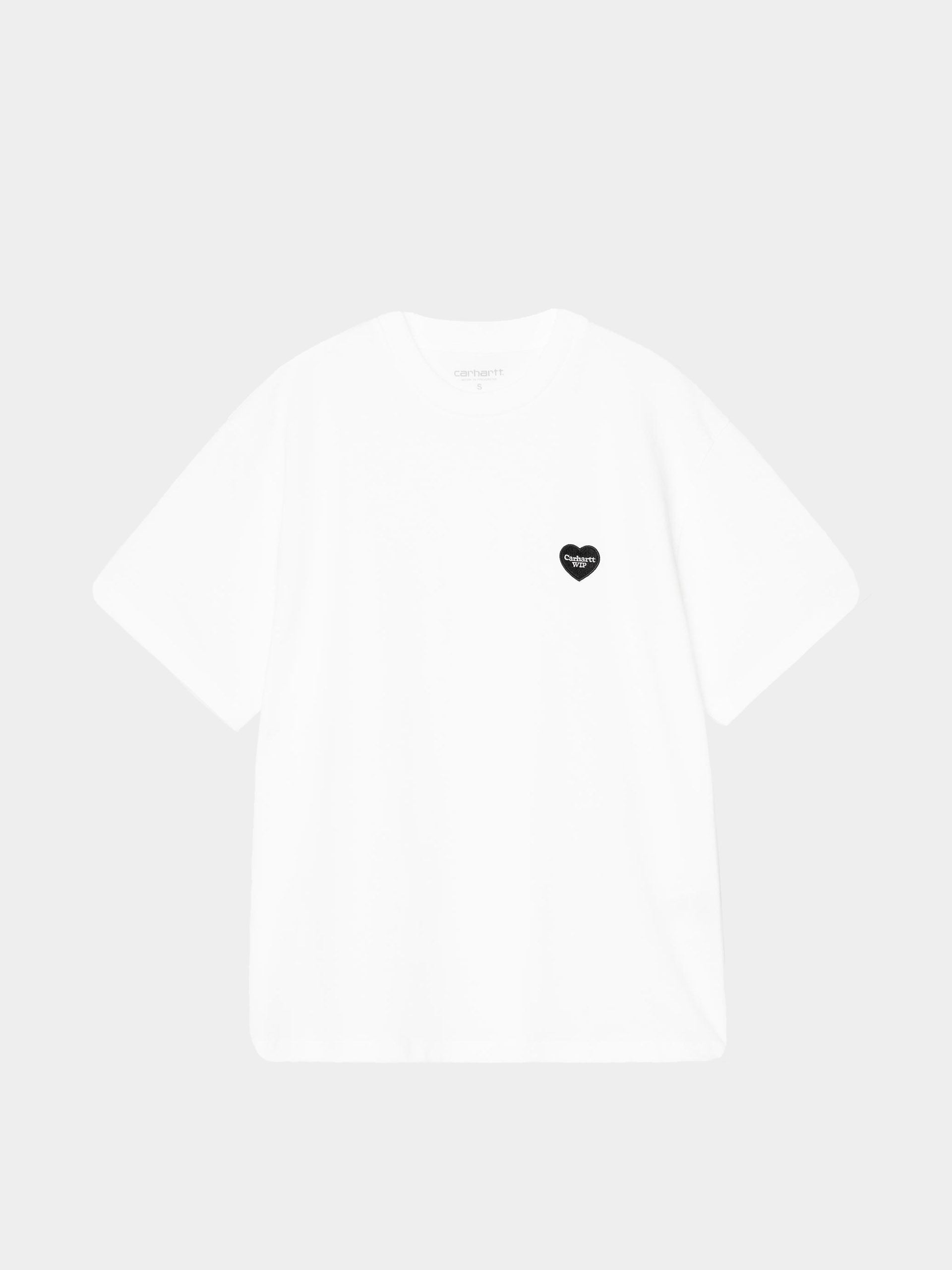 Póló Carhartt WIP Heart Patch Wmn (white/black)