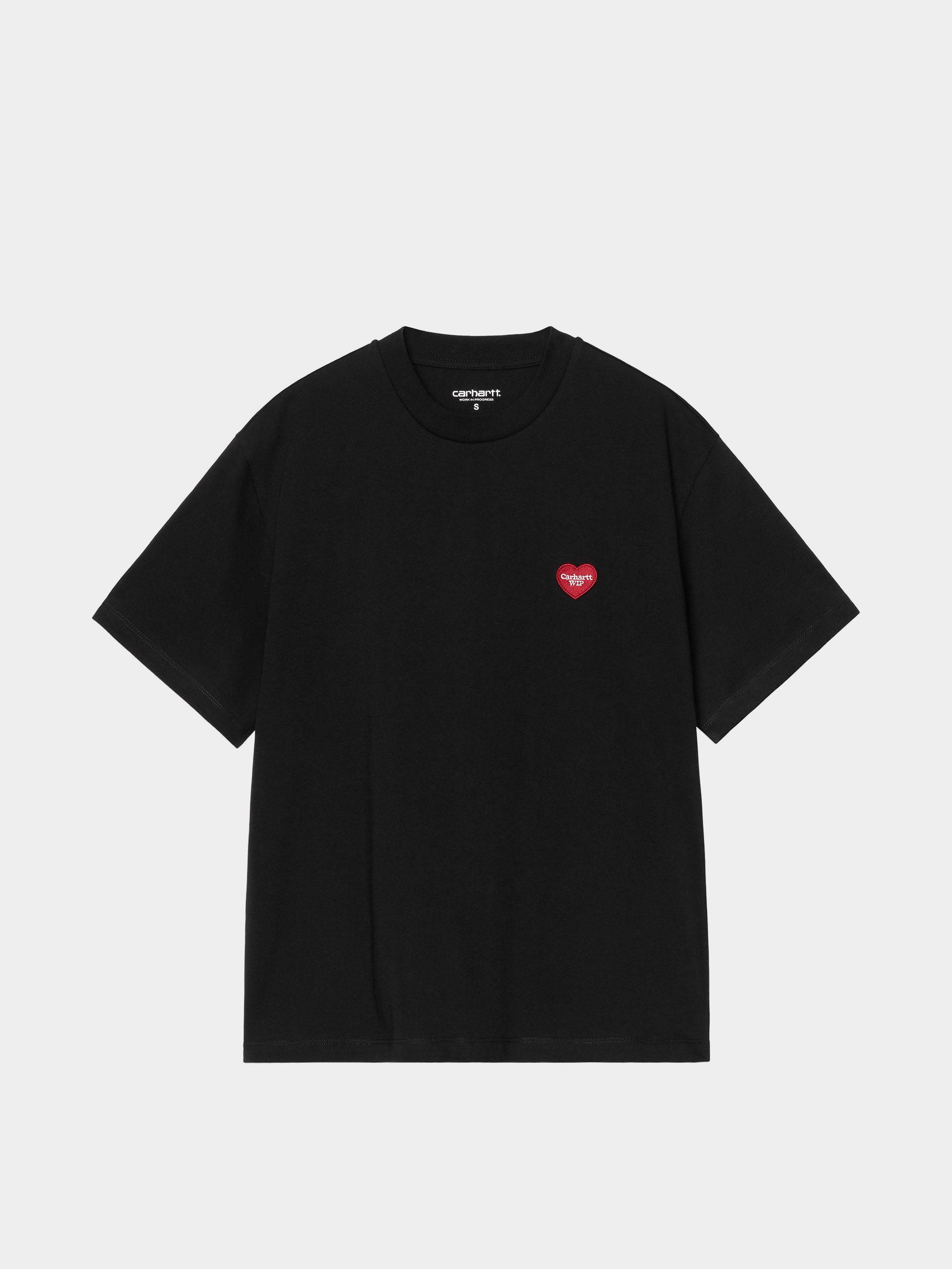 Pu00f3lu00f3 Carhartt WIP Heart Patch Wmn (black/red)