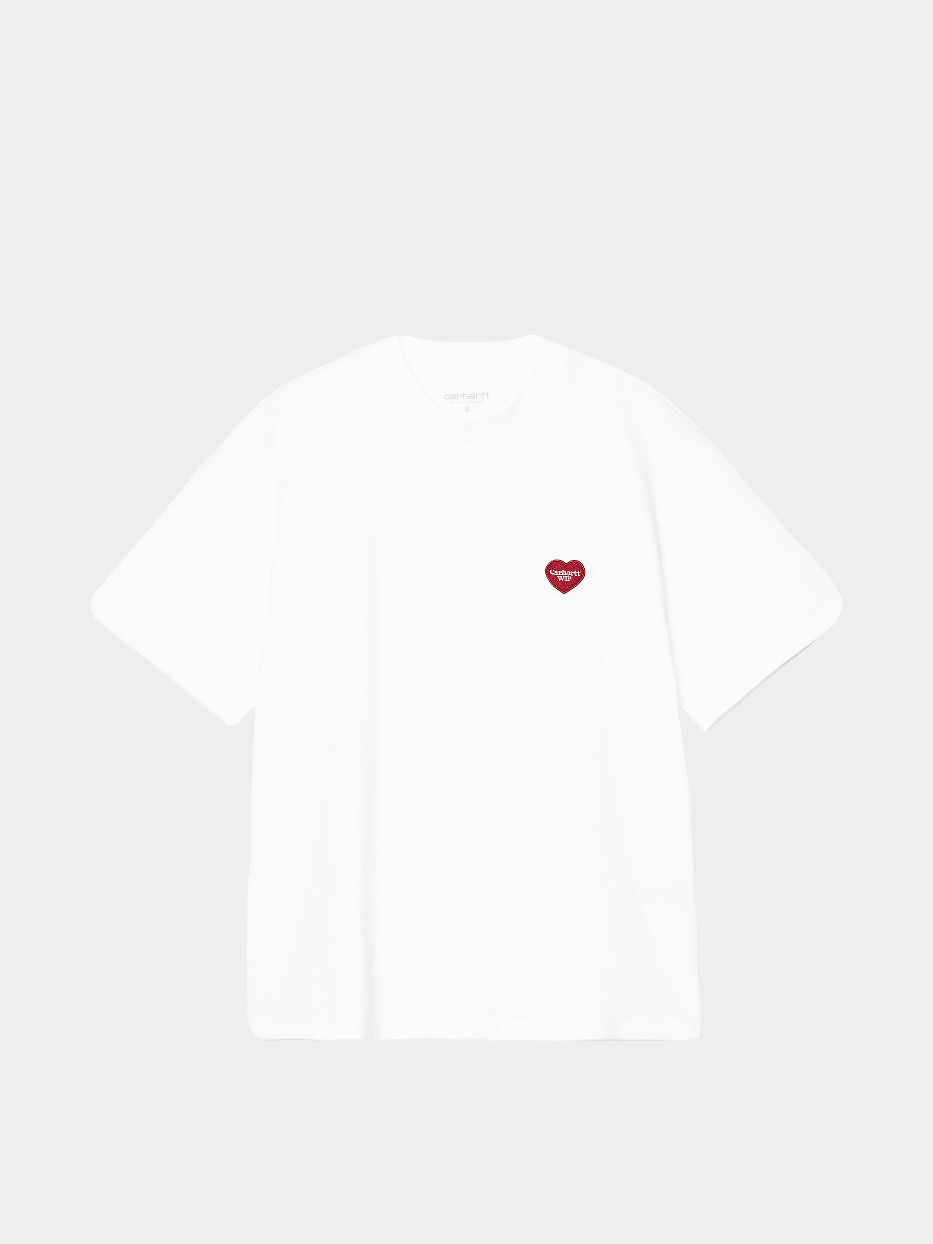 Pu00f3lu00f3 Carhartt WIP Heart Patch Wmn (white/red)
