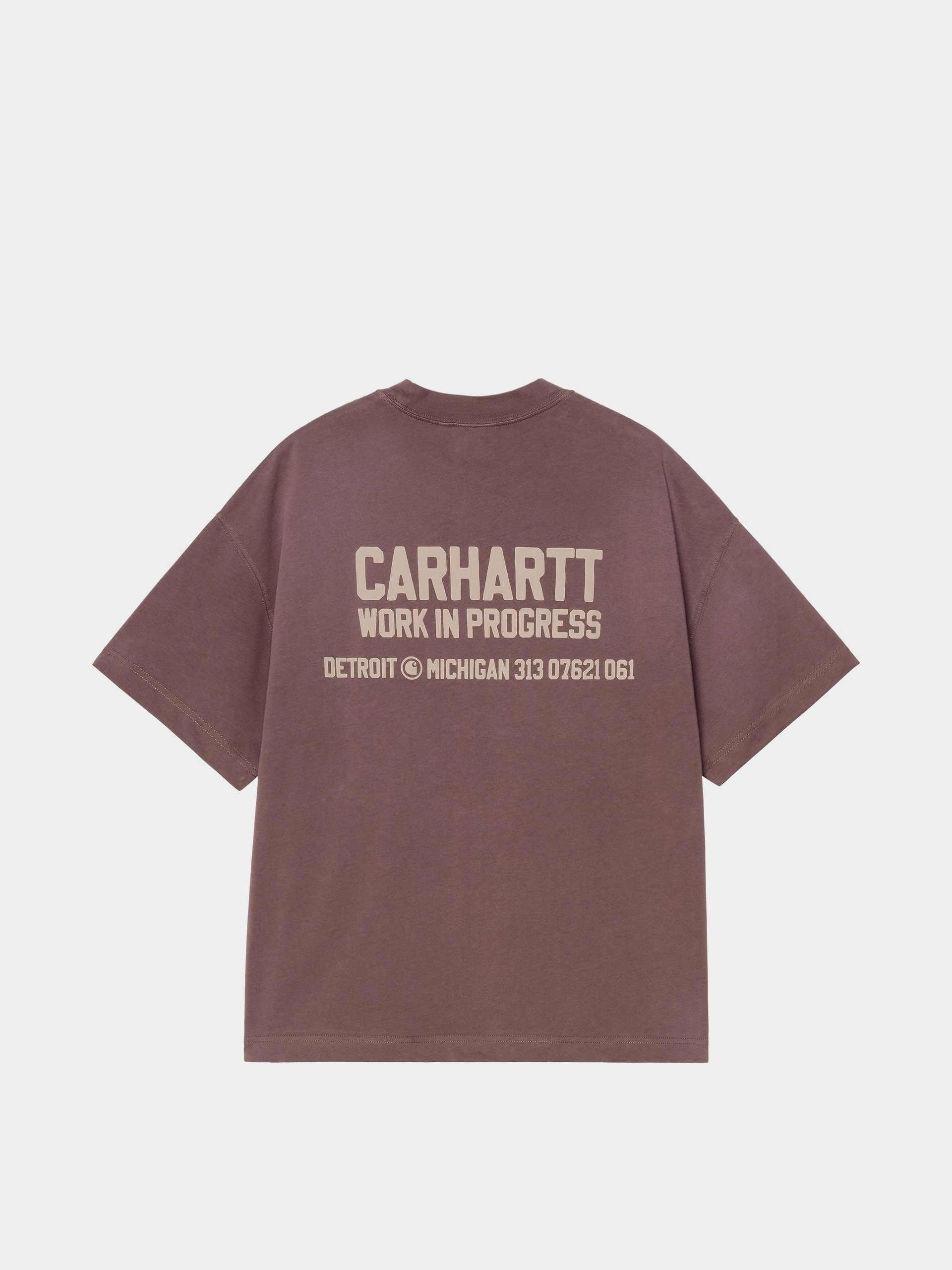 Póló Carhartt WIP Distance (palisander/stone dyed)