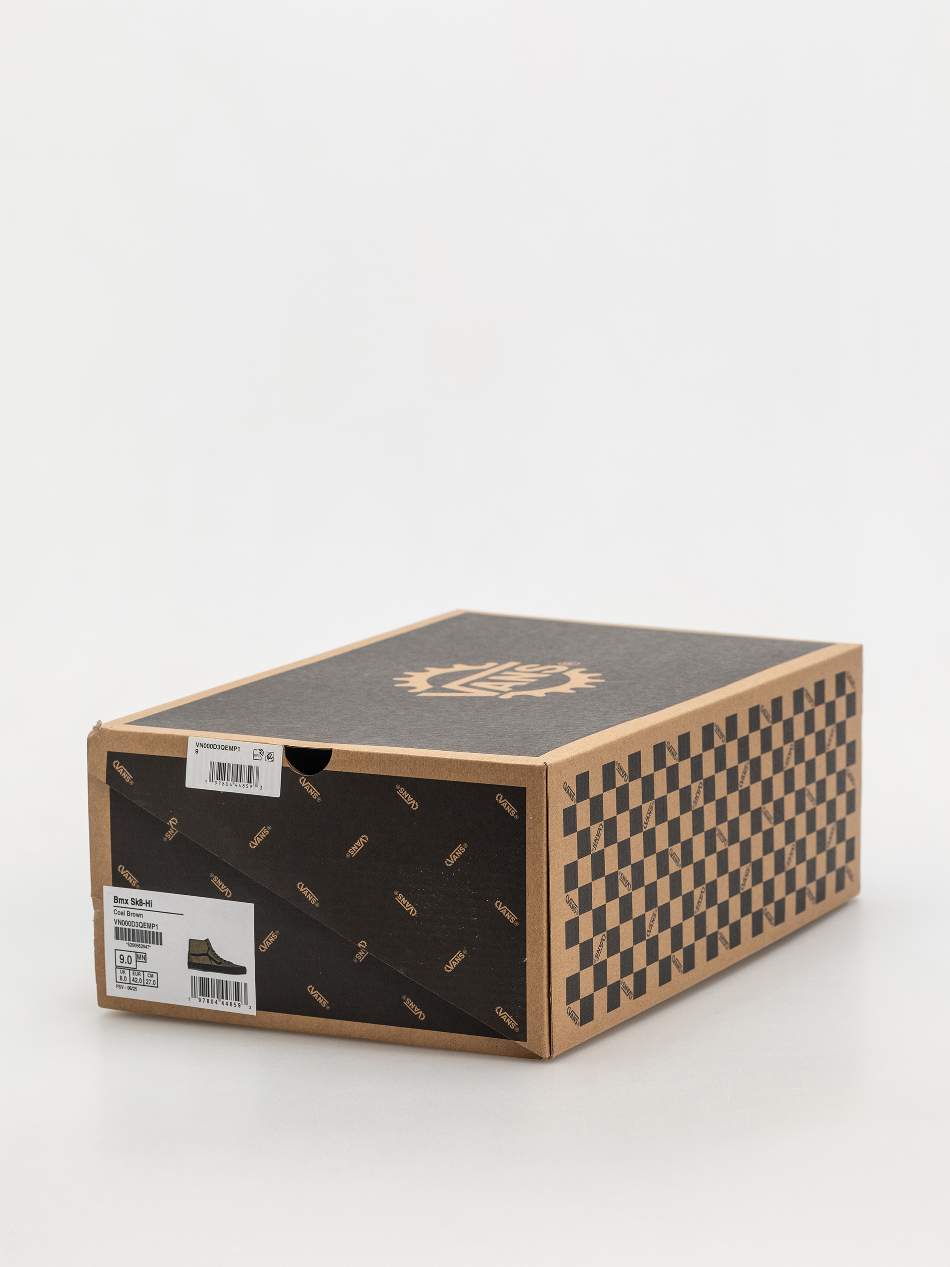 Vans X Odyssey Bmx Sk8 Hi Cipők (coal brown)