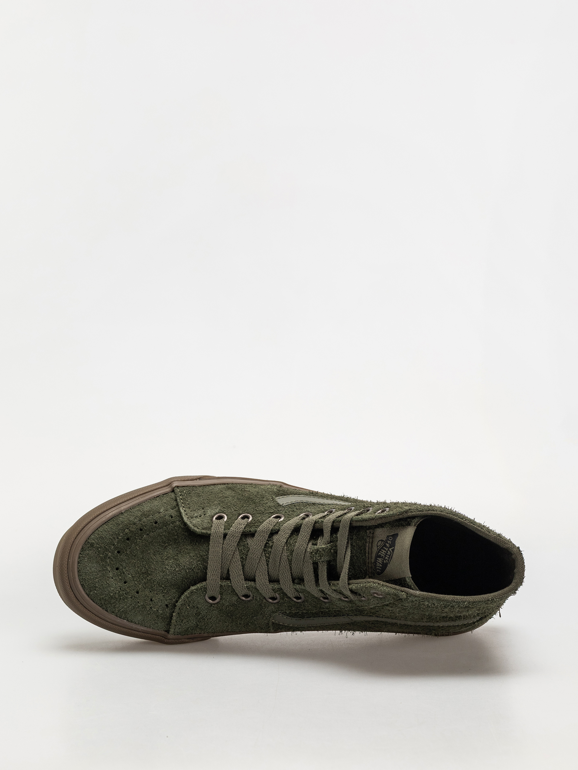 Vans Sk8 Hi Tapered Cipők (hairy suede olive/gum)