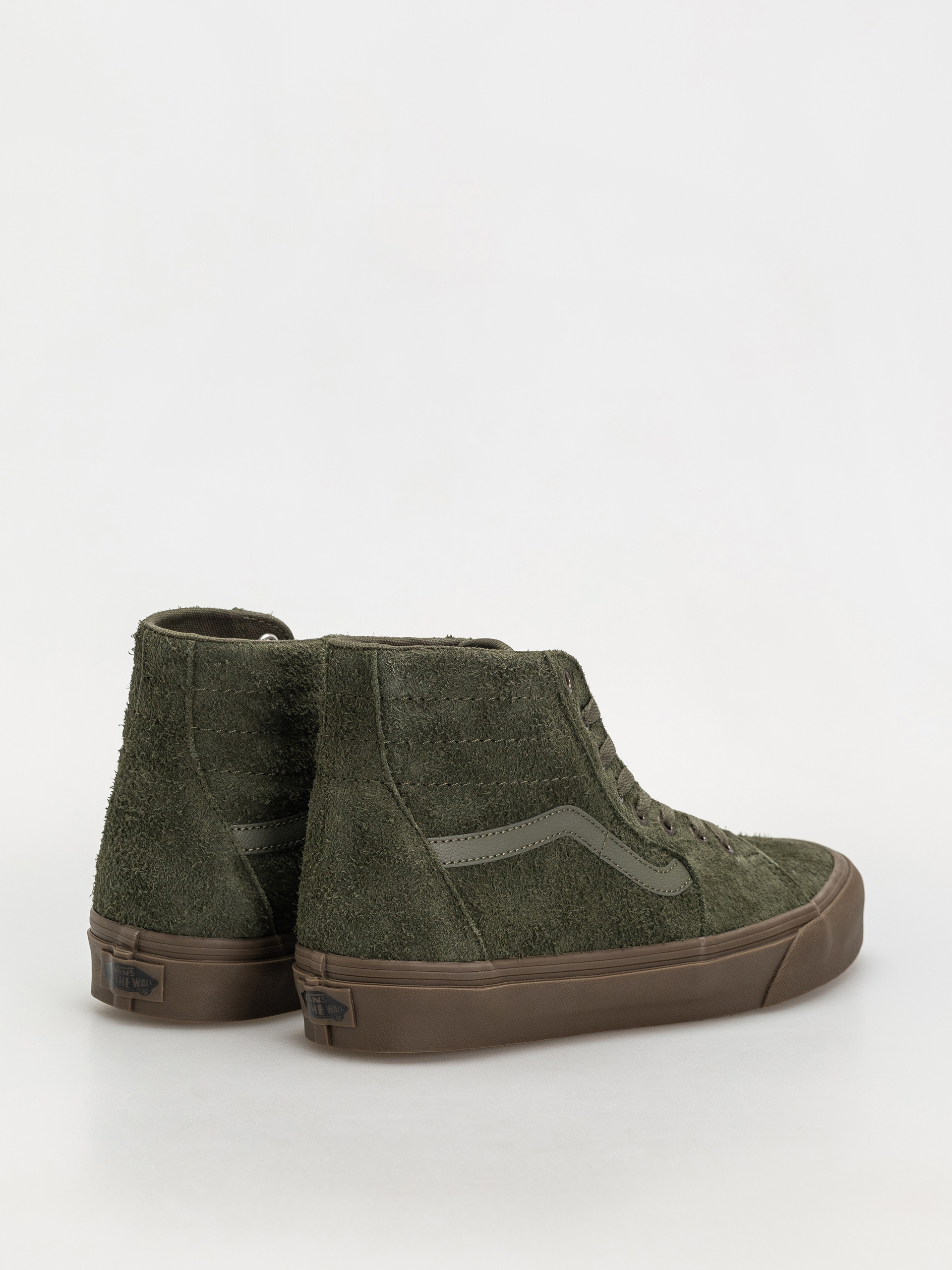 Vans Sk8 Hi Tapered Cipők (hairy suede olive/gum)