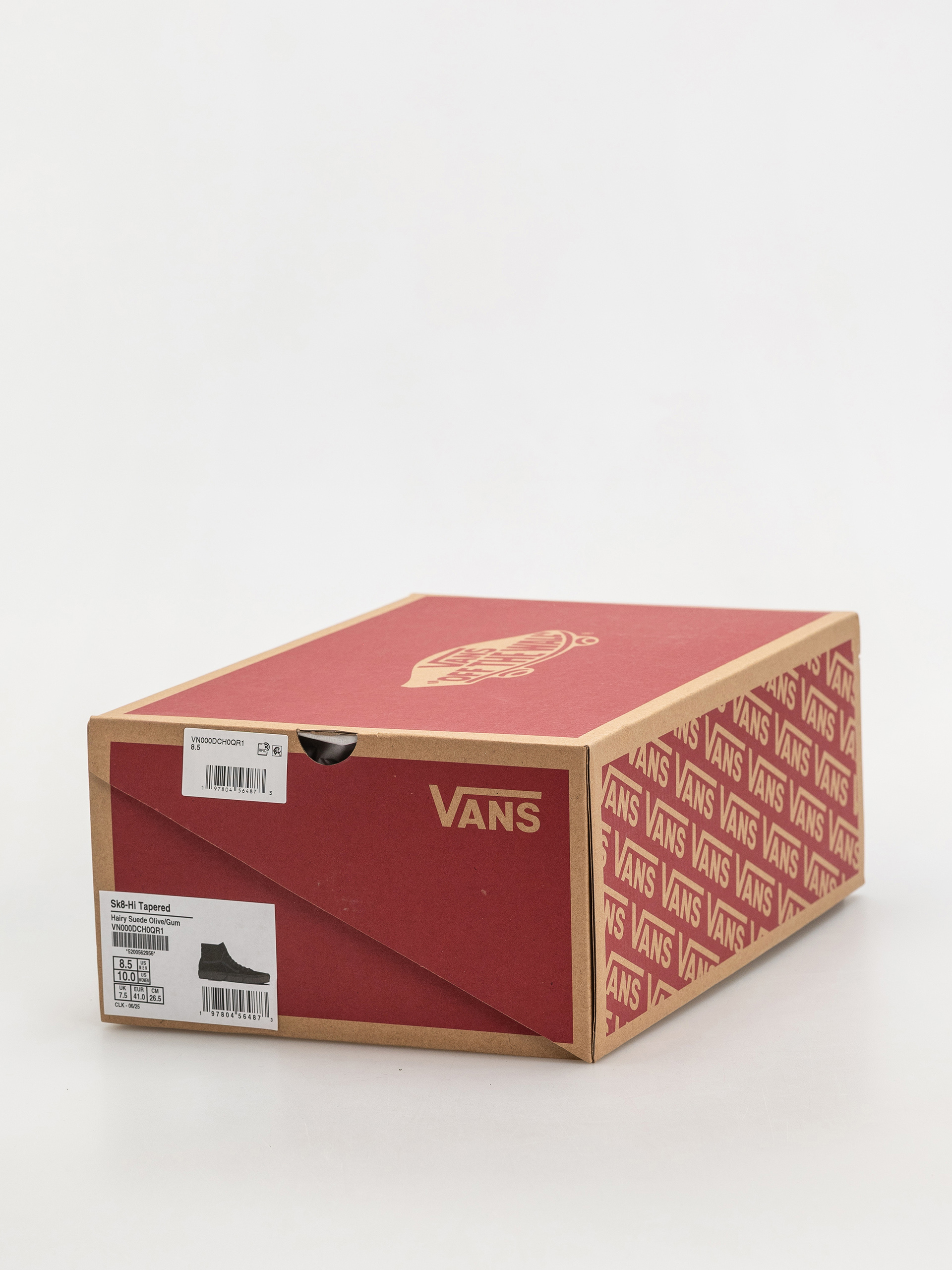 Vans Sk8 Hi Tapered Cipők (hairy suede olive/gum)