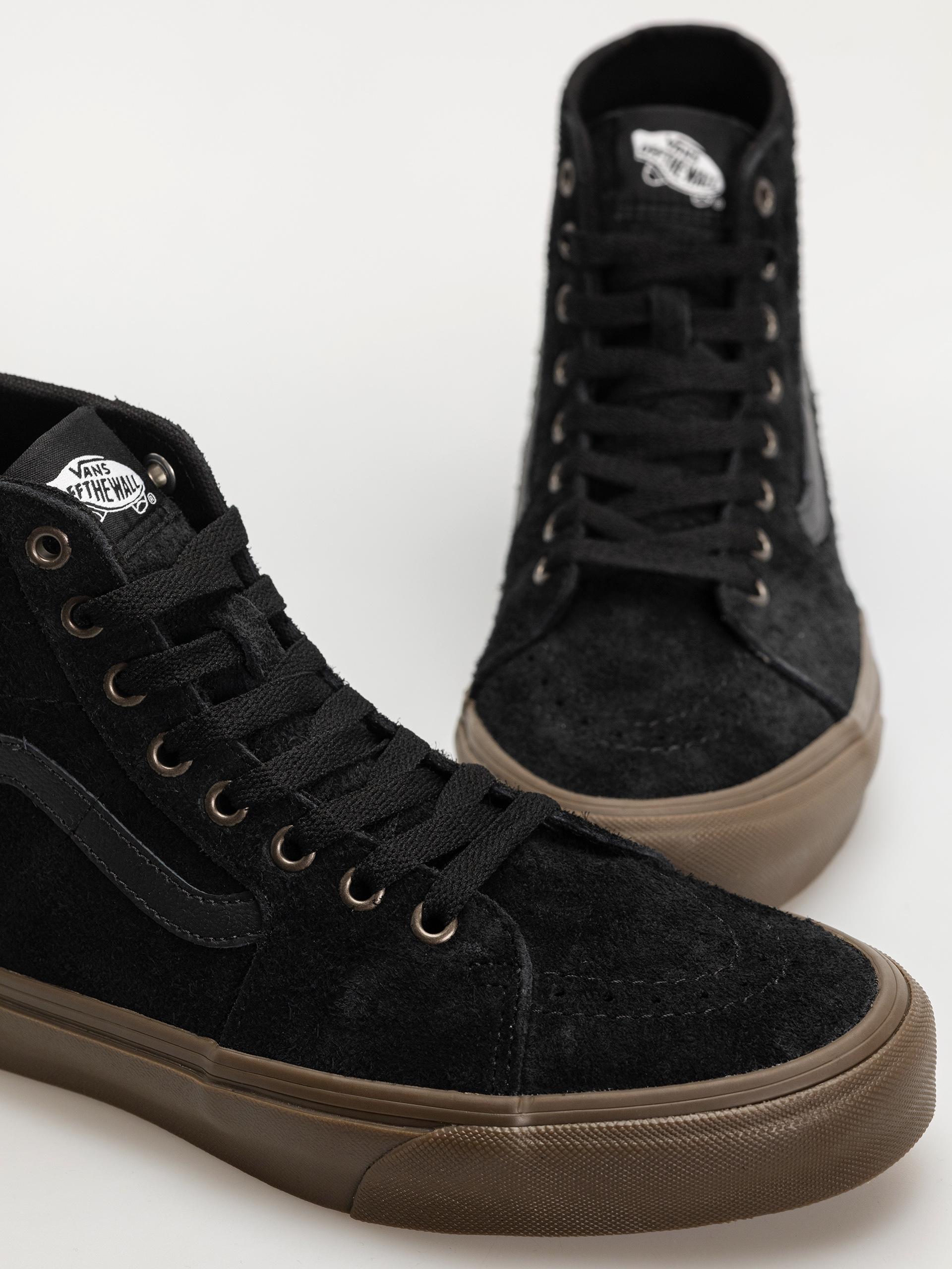 Vans Sk8 Hi Tapered Cipők (hairy suede black/gum)