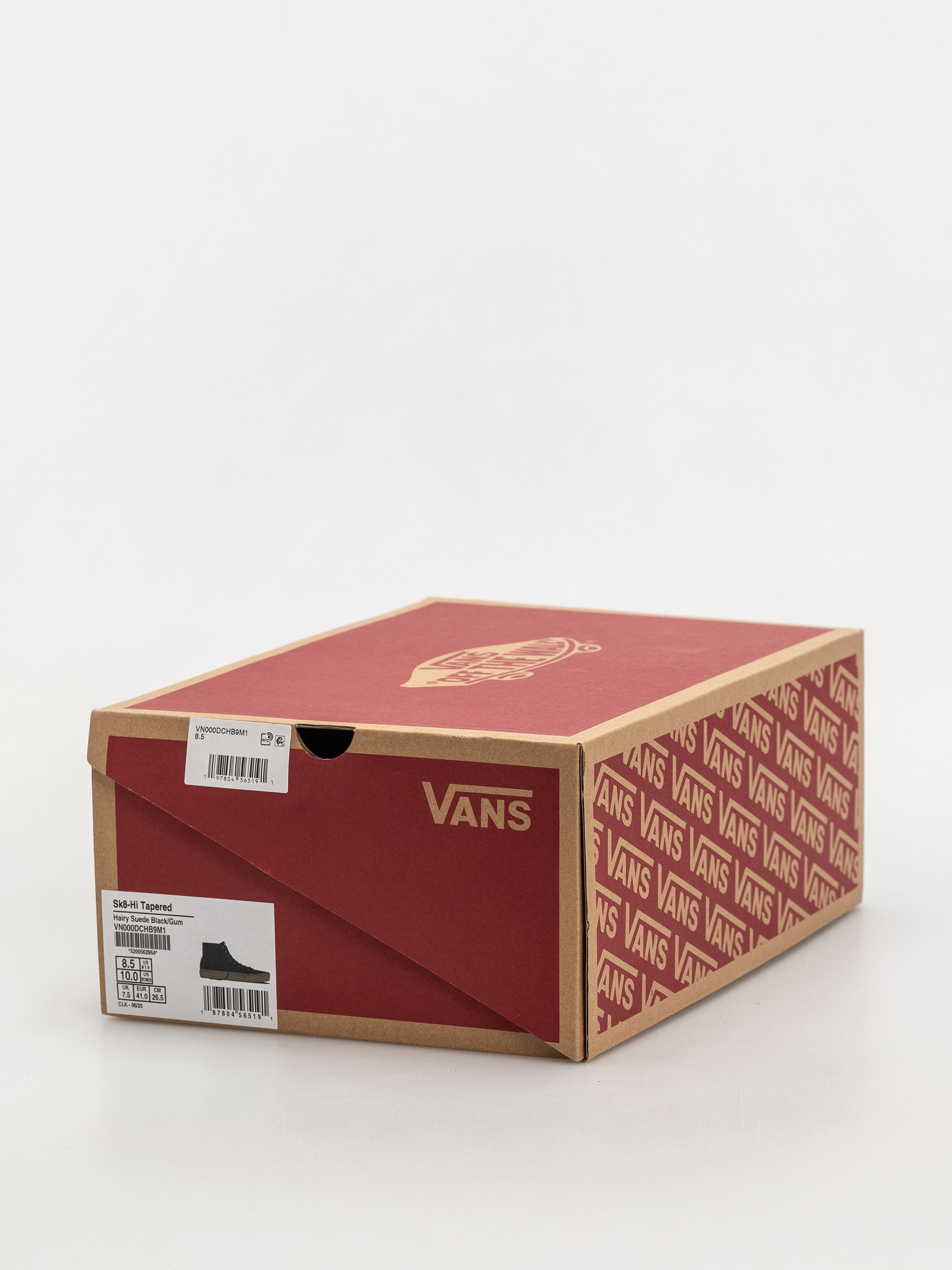 Vans Sk8 Hi Tapered Cipők (hairy suede black/gum)