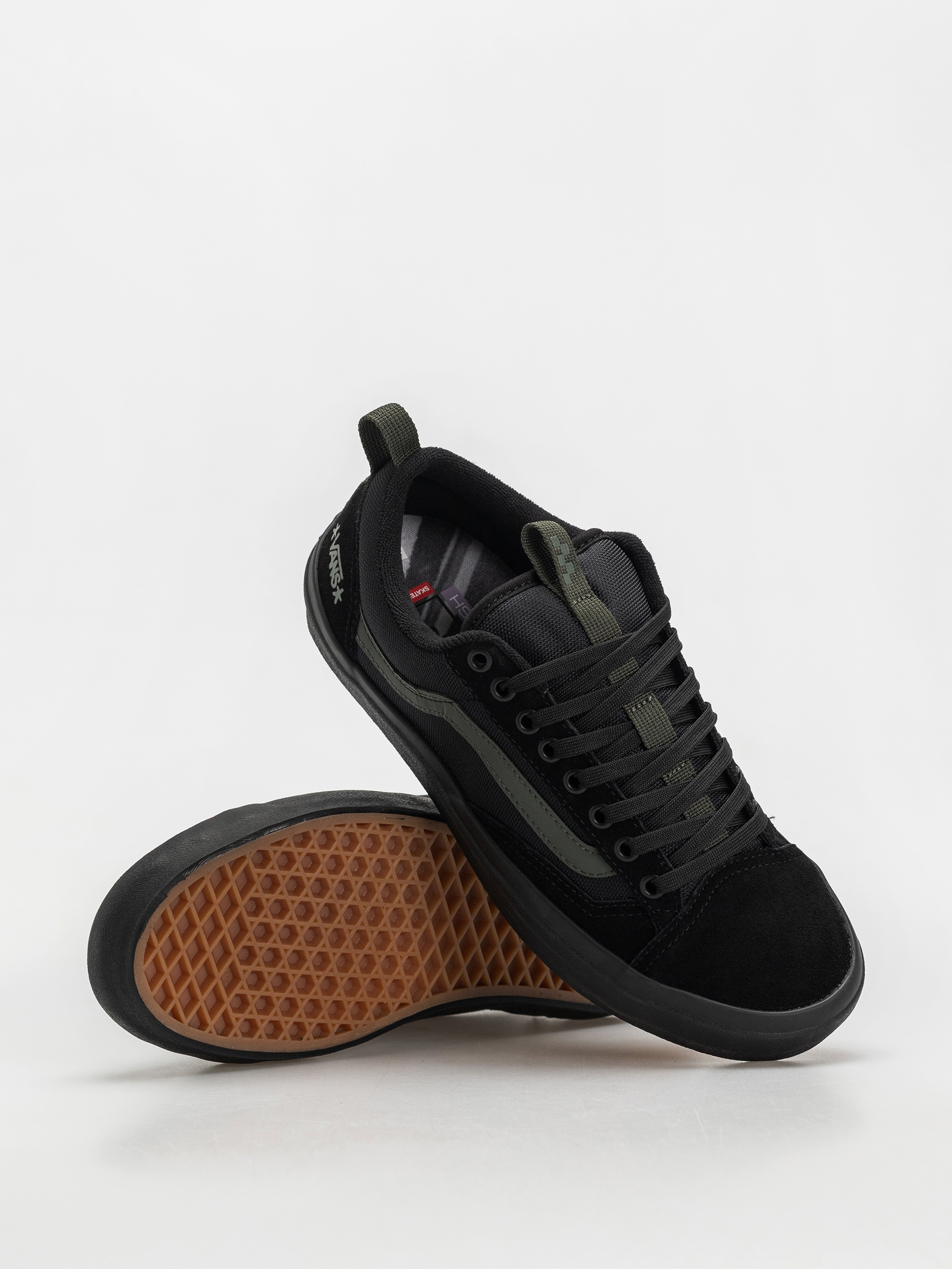 Vans Skate Old Skool 36 + Cipők (atiba black/dark green)