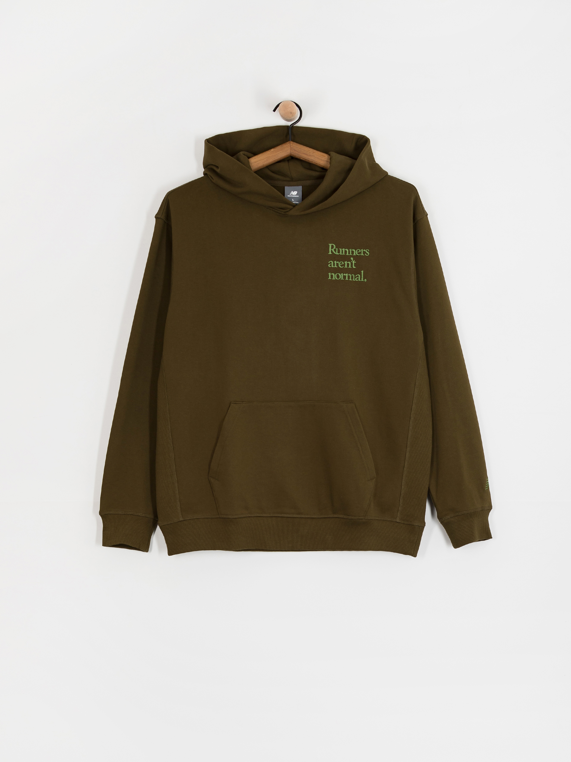 New Balance Athletics Runners Arent Normal HD Kapucnis pulóver (brown)