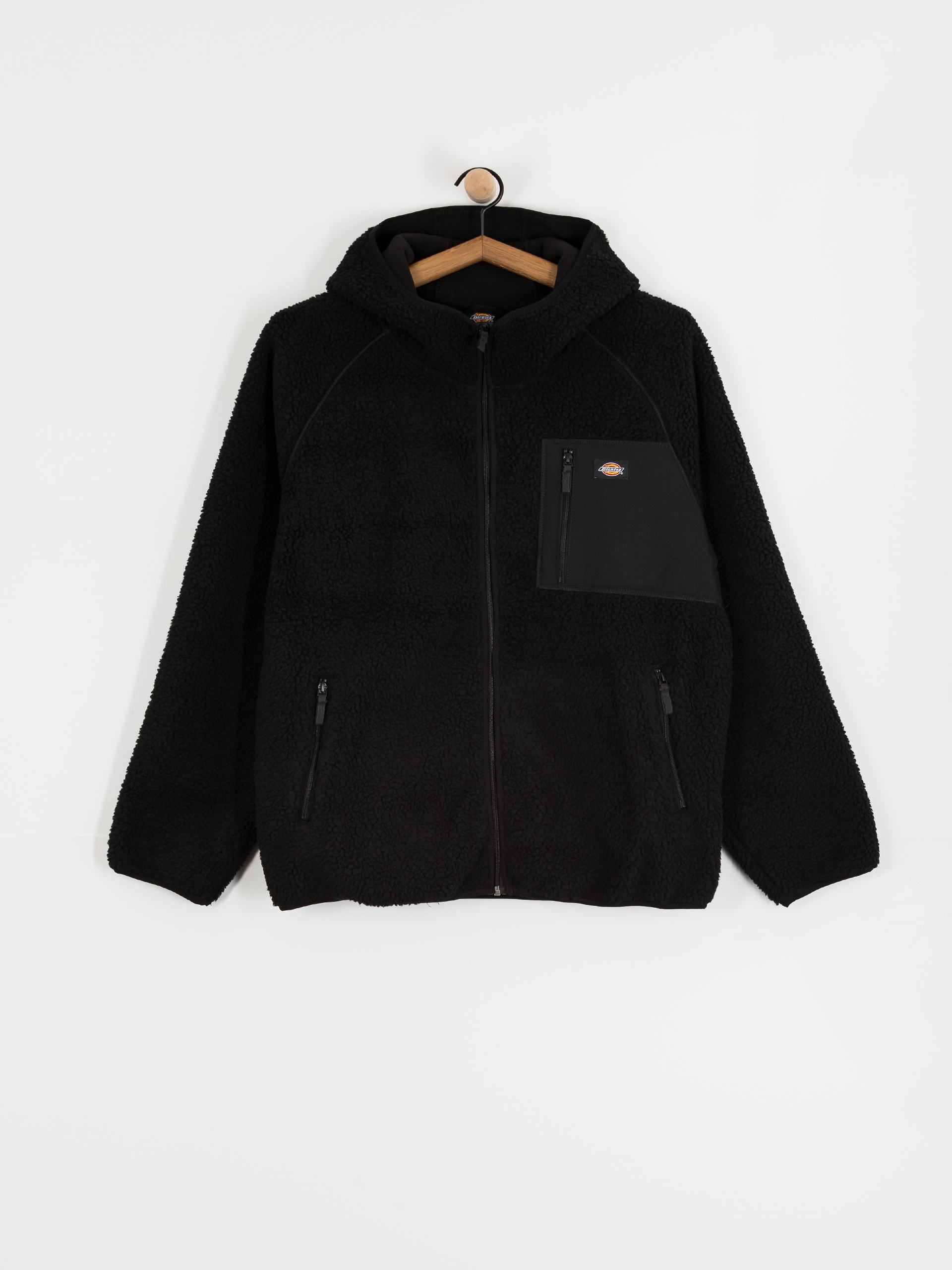 Férfi Dickies Central High Pile Polár pulóver (black)