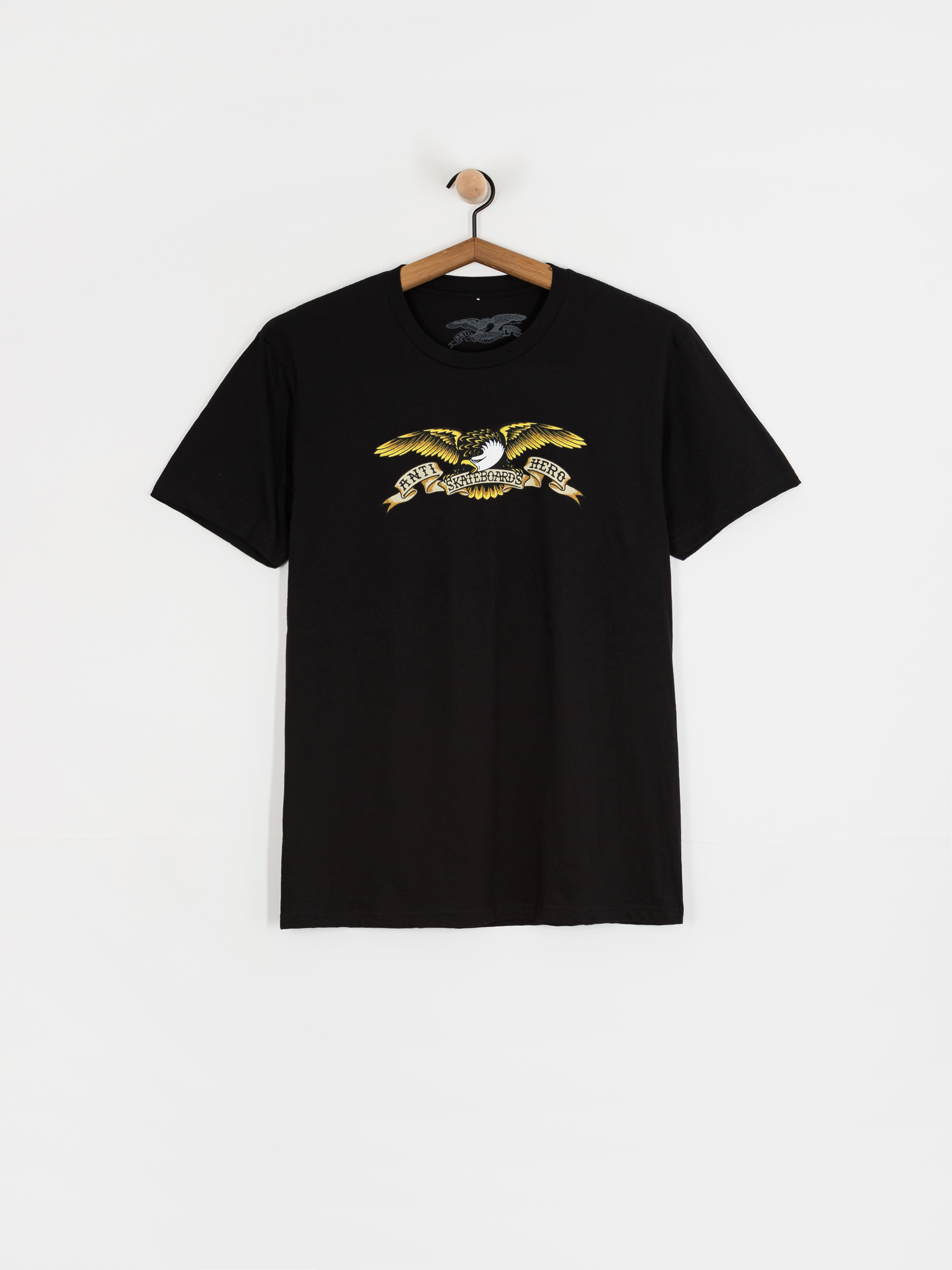 Antihero Eagle Póló (black w/black multi color print)