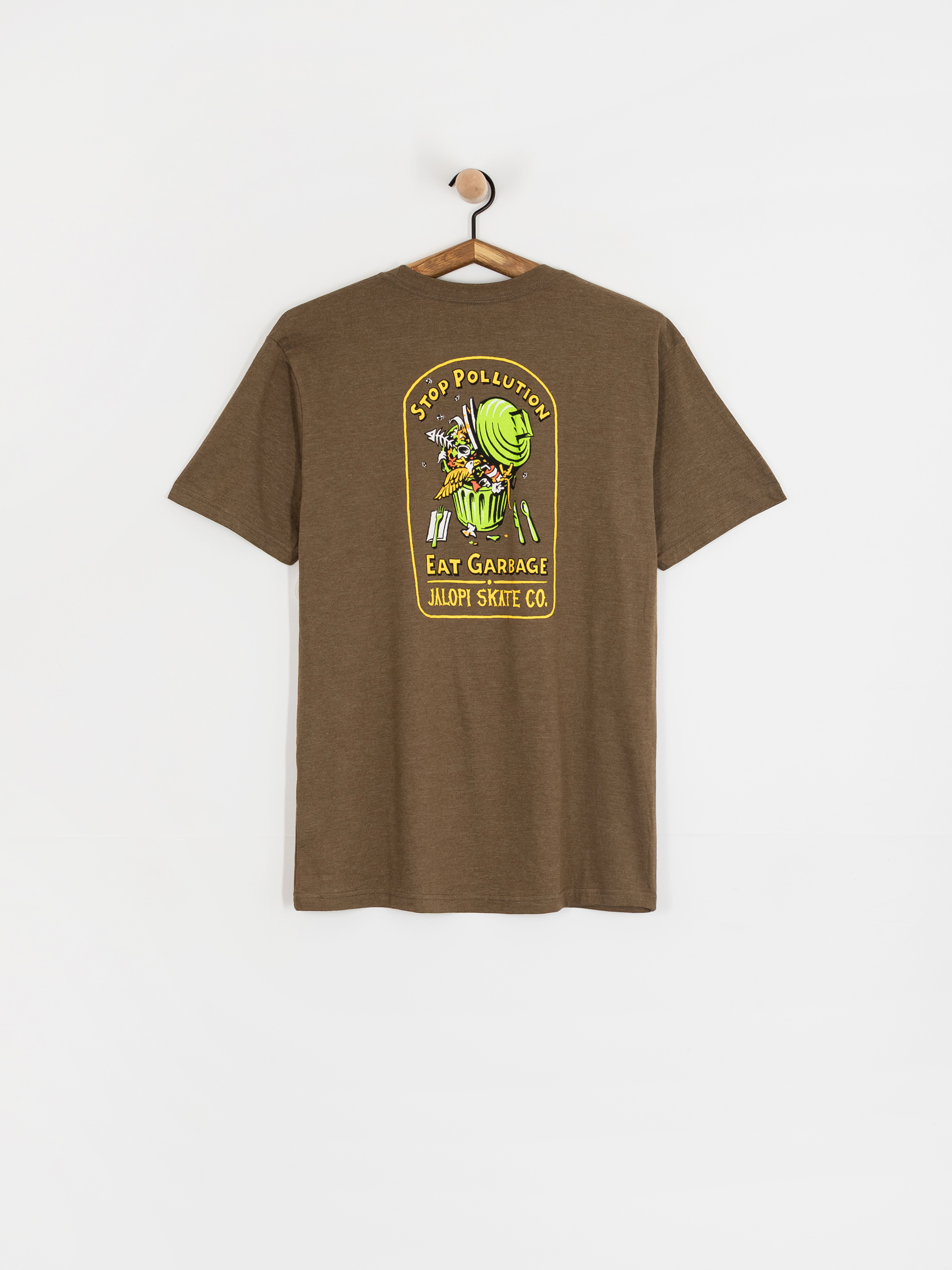 Antihero Stop Pollution Póló (heather army w/multicolor prints)