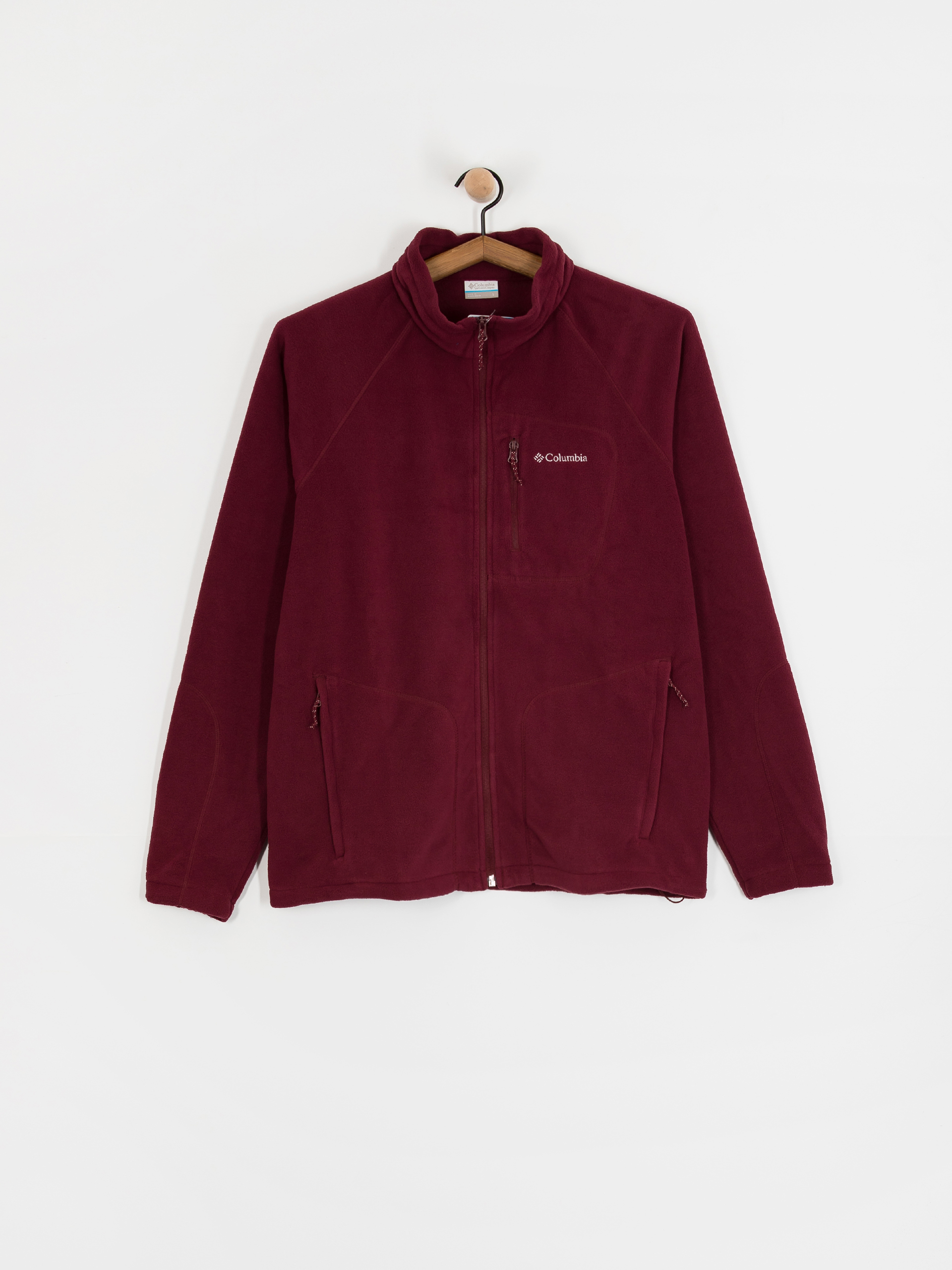 Polu00e1r pulu00f3ver Columbia Fast Trek II Full Zip (rich wine)