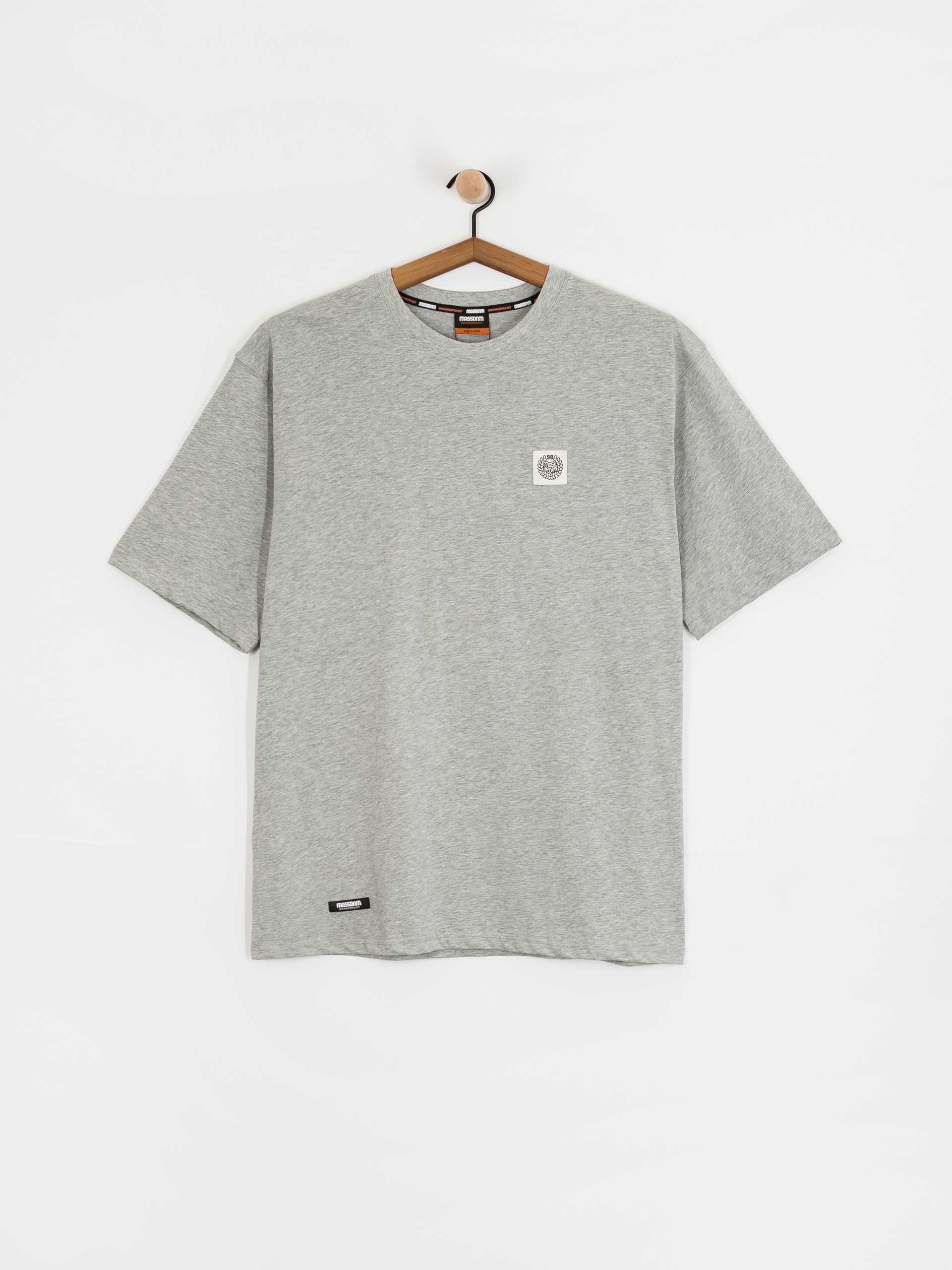 Póló MassDnm Patch (light heather grey)