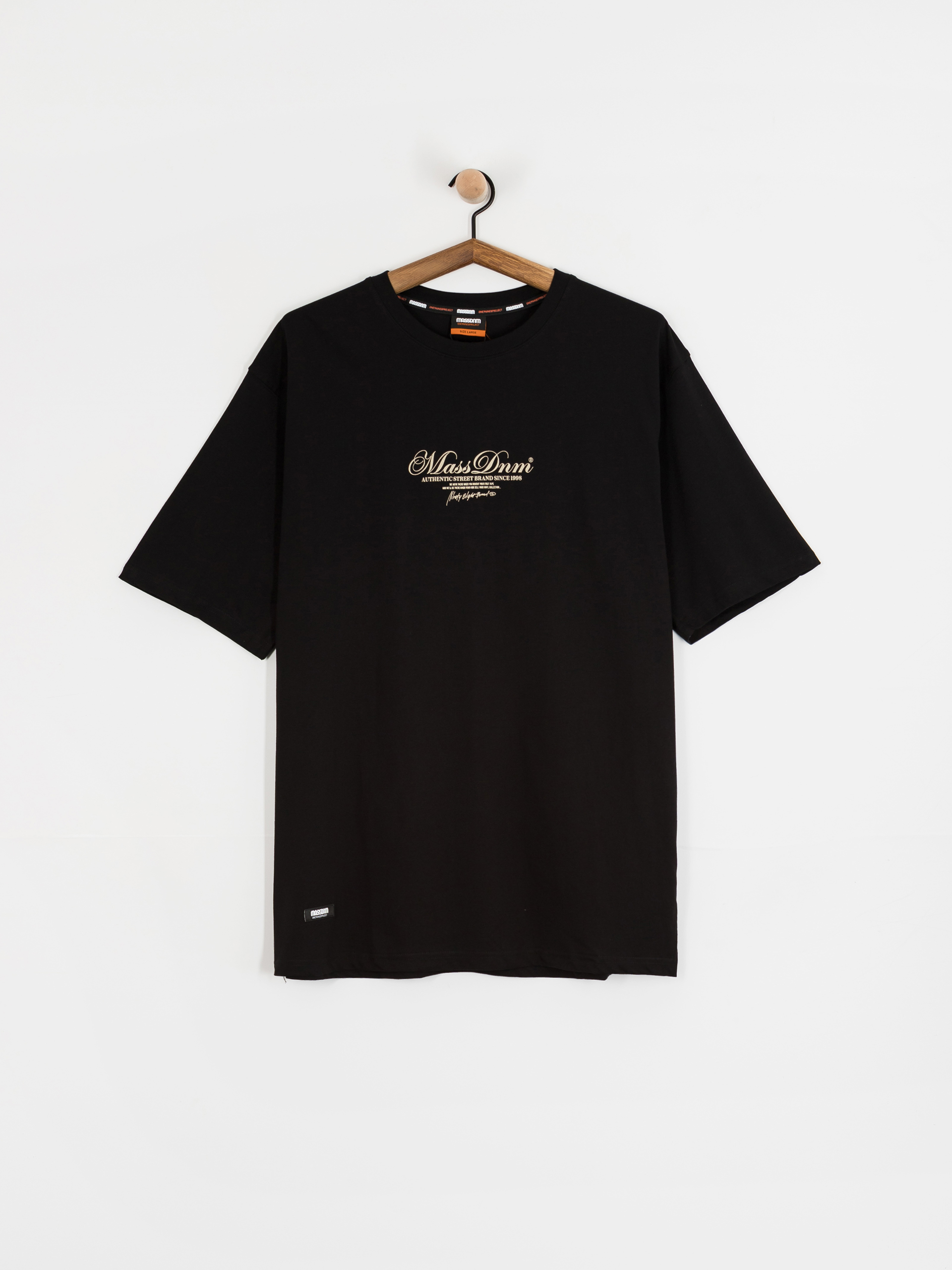 Póló MassDnm Authentic (black)