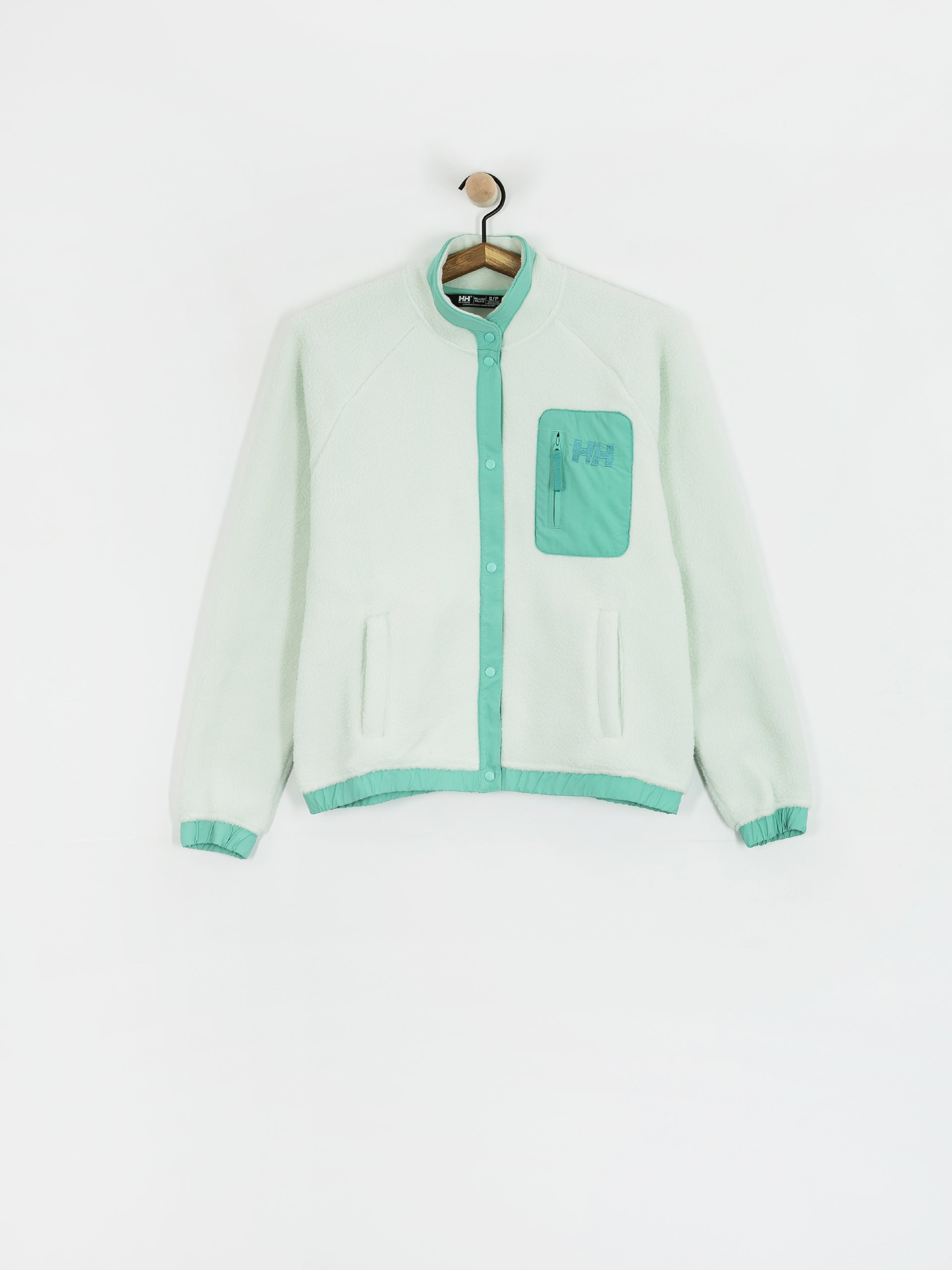Polár pulóver Helly Hansen Imperial Pile Snap Wmn (seafoam)