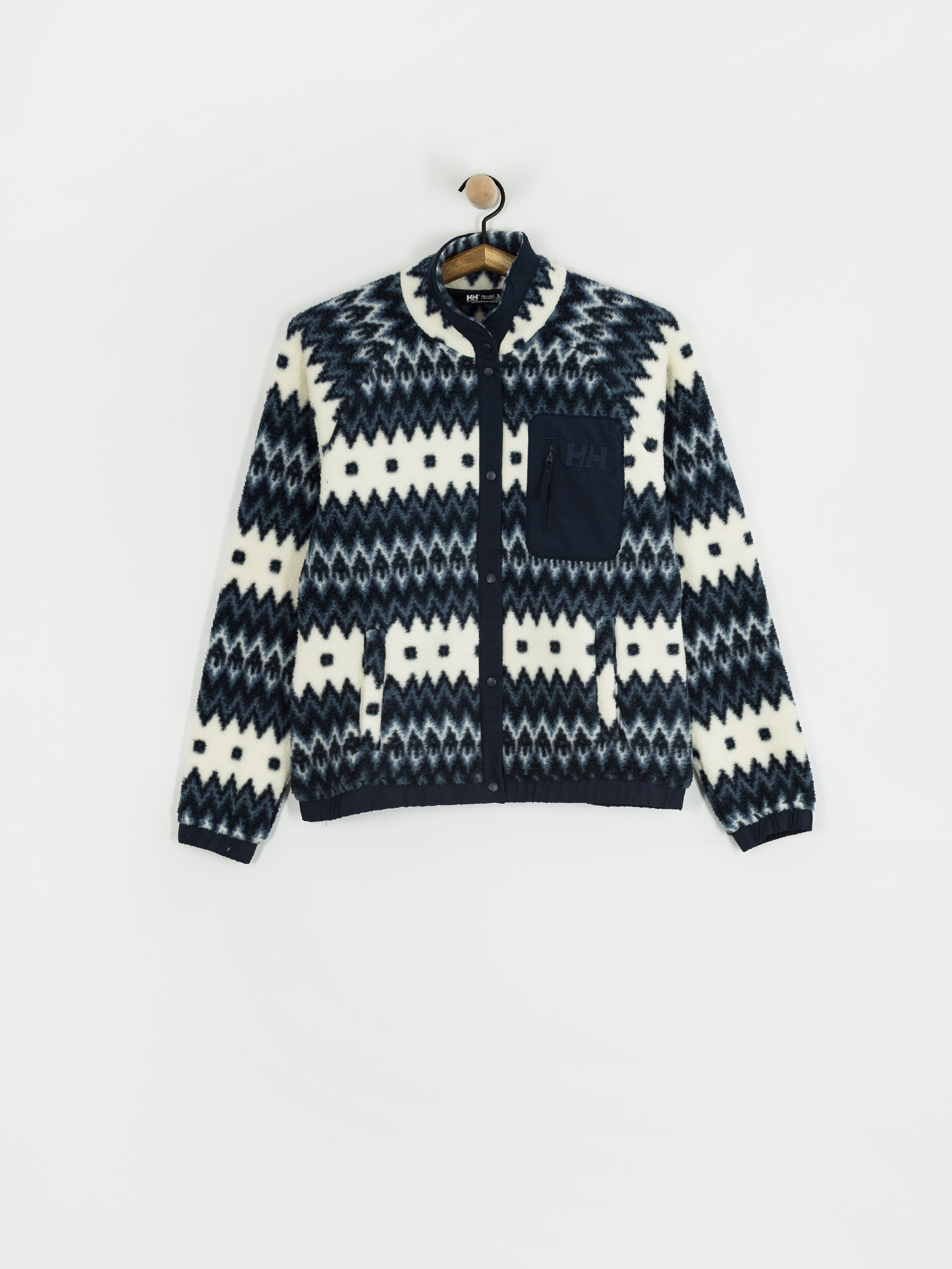 Női Polár pulóver Helly Hansen Imperial Printed Pile Snap (navy nordic aop)