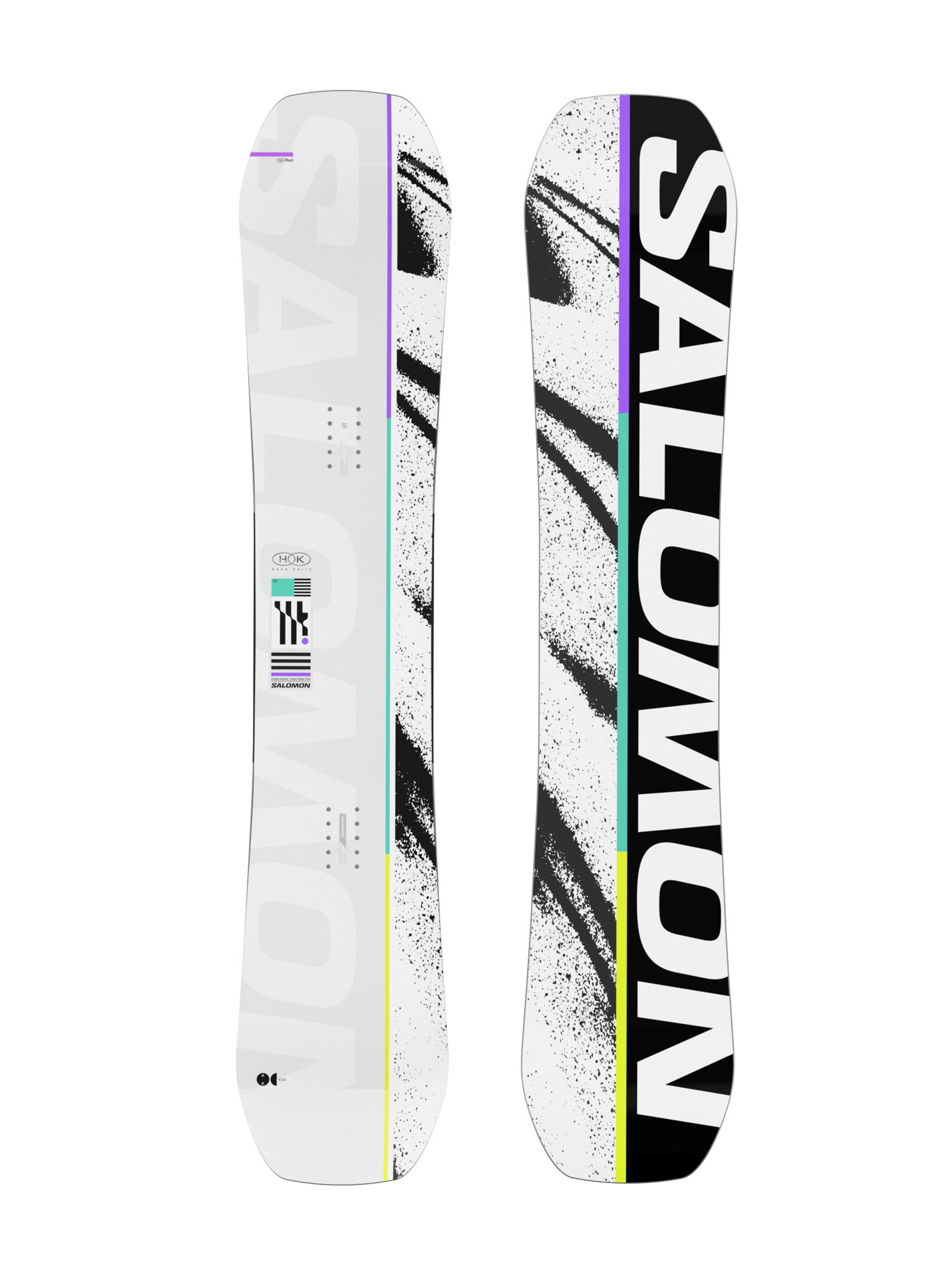 Snowboard Salomon Huck Knife (black/white)