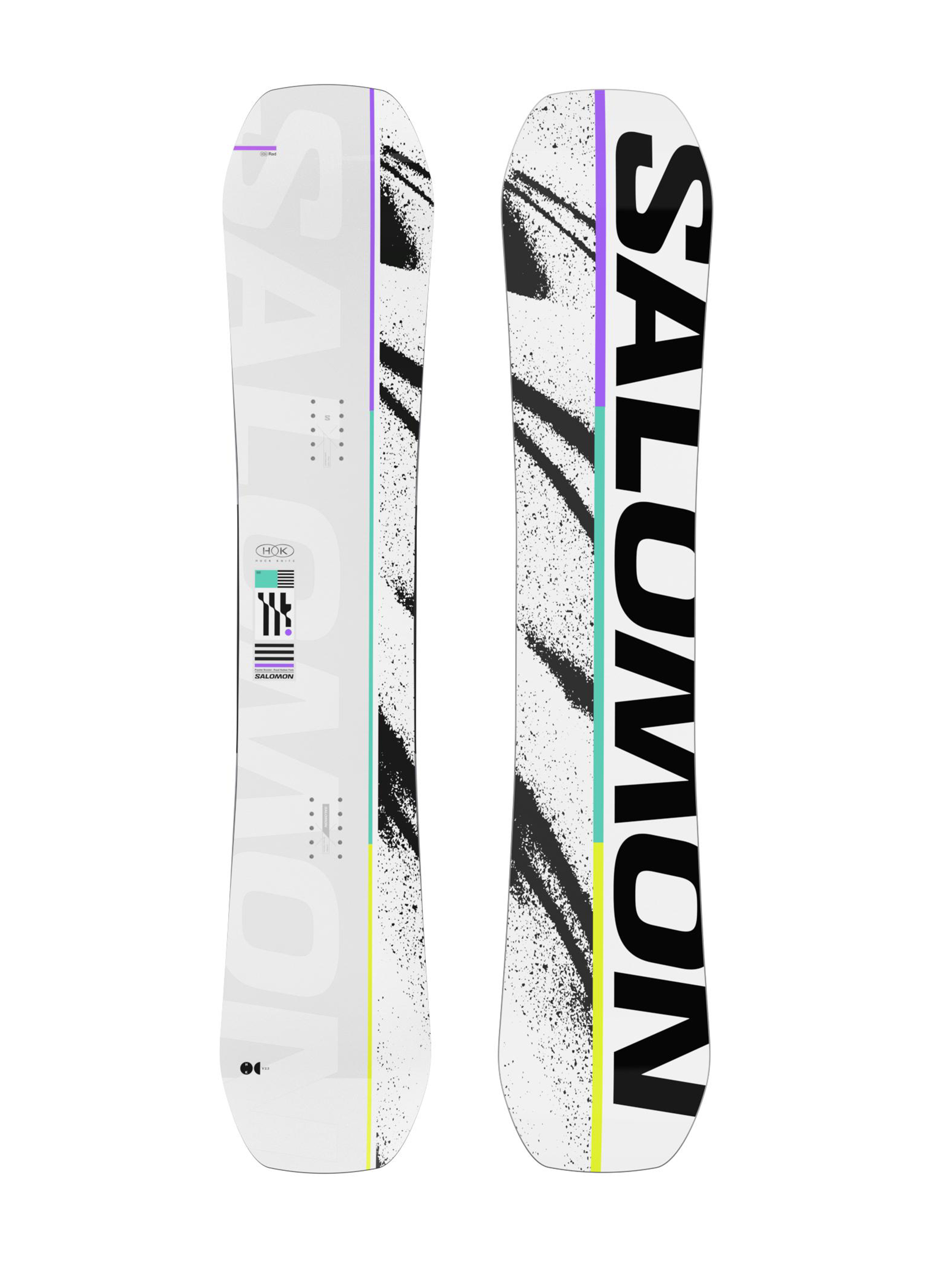 Snowboard Salomon Huck Knife (white/black)