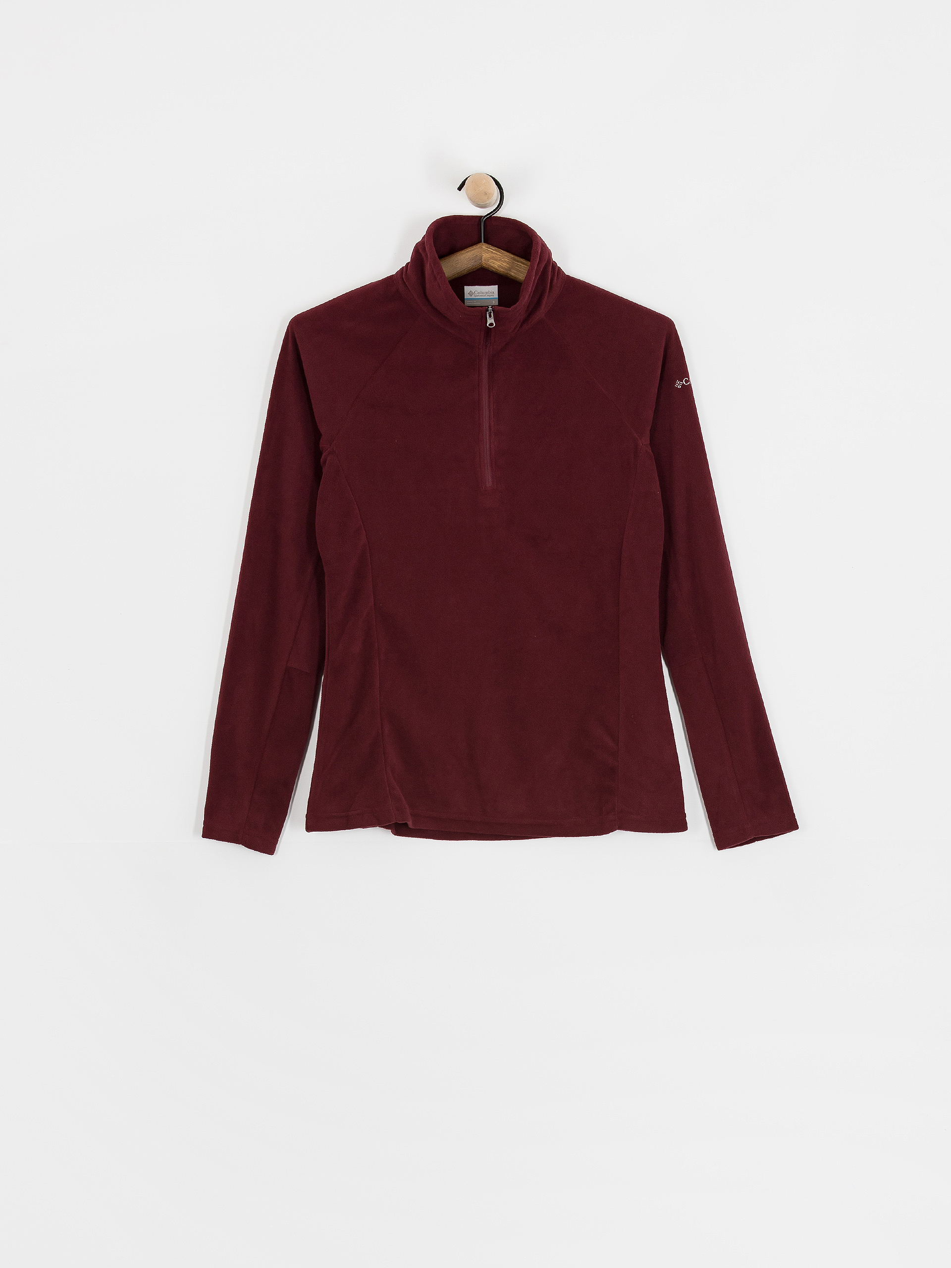 Női Polár pulóver Columbia Glacial IV 1/2 Zip (rich wine)