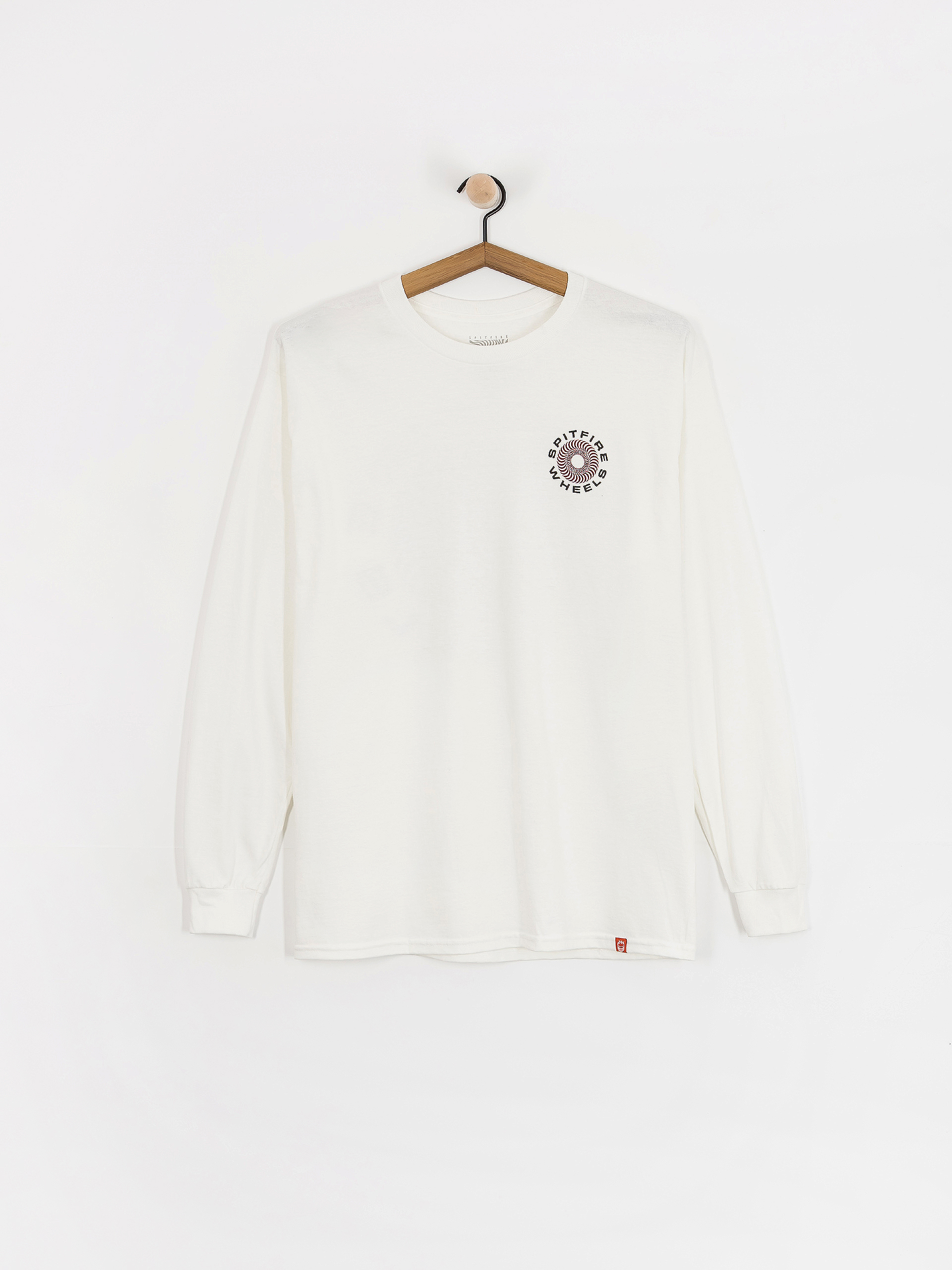 Spitfire Classic 87 Swirl Fade Fill Hosszú ujjú felső (white w/red&black fade prints)