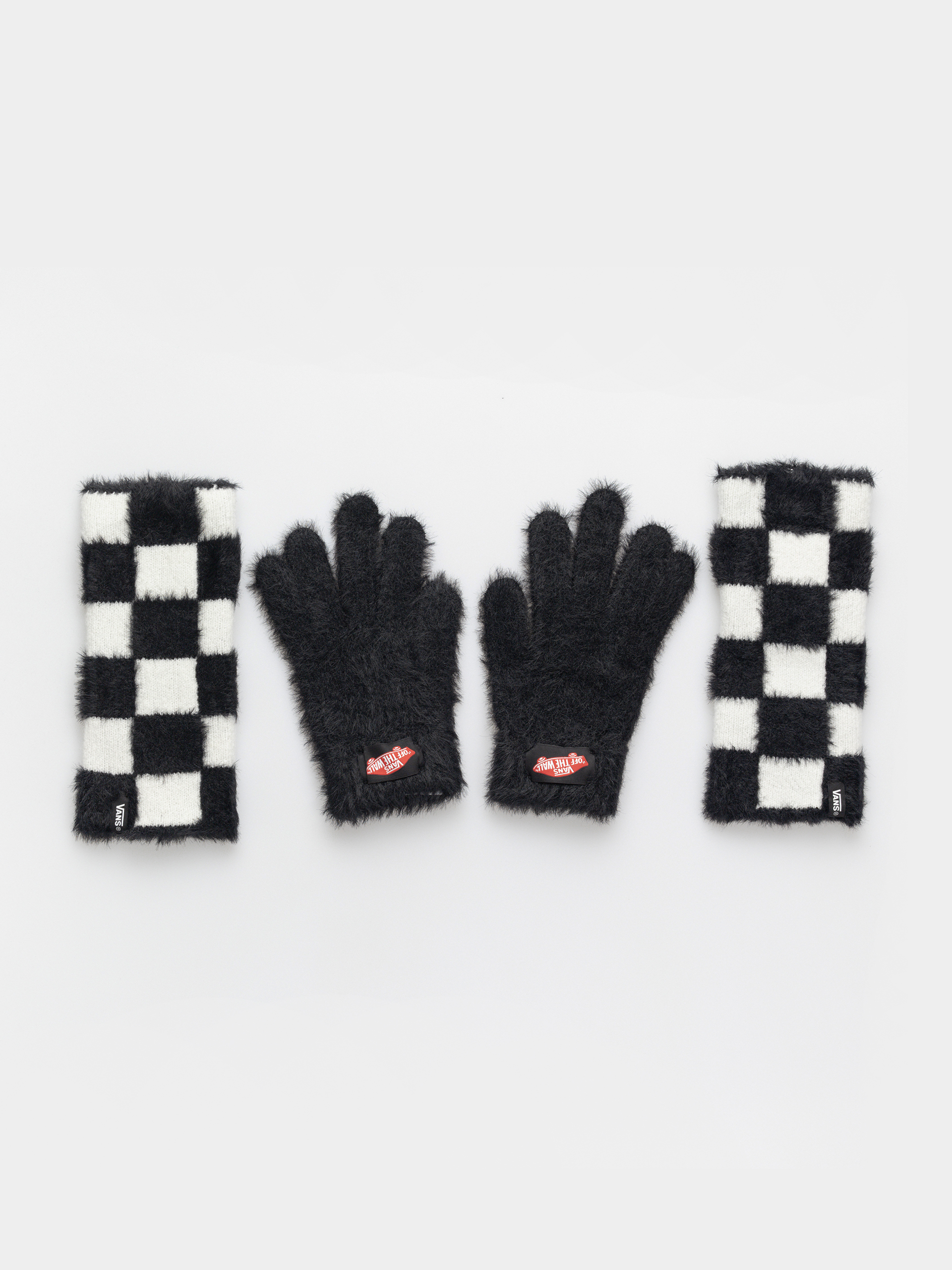 Vans Off The Wall Twofer Kesztyu0171 (black/white)