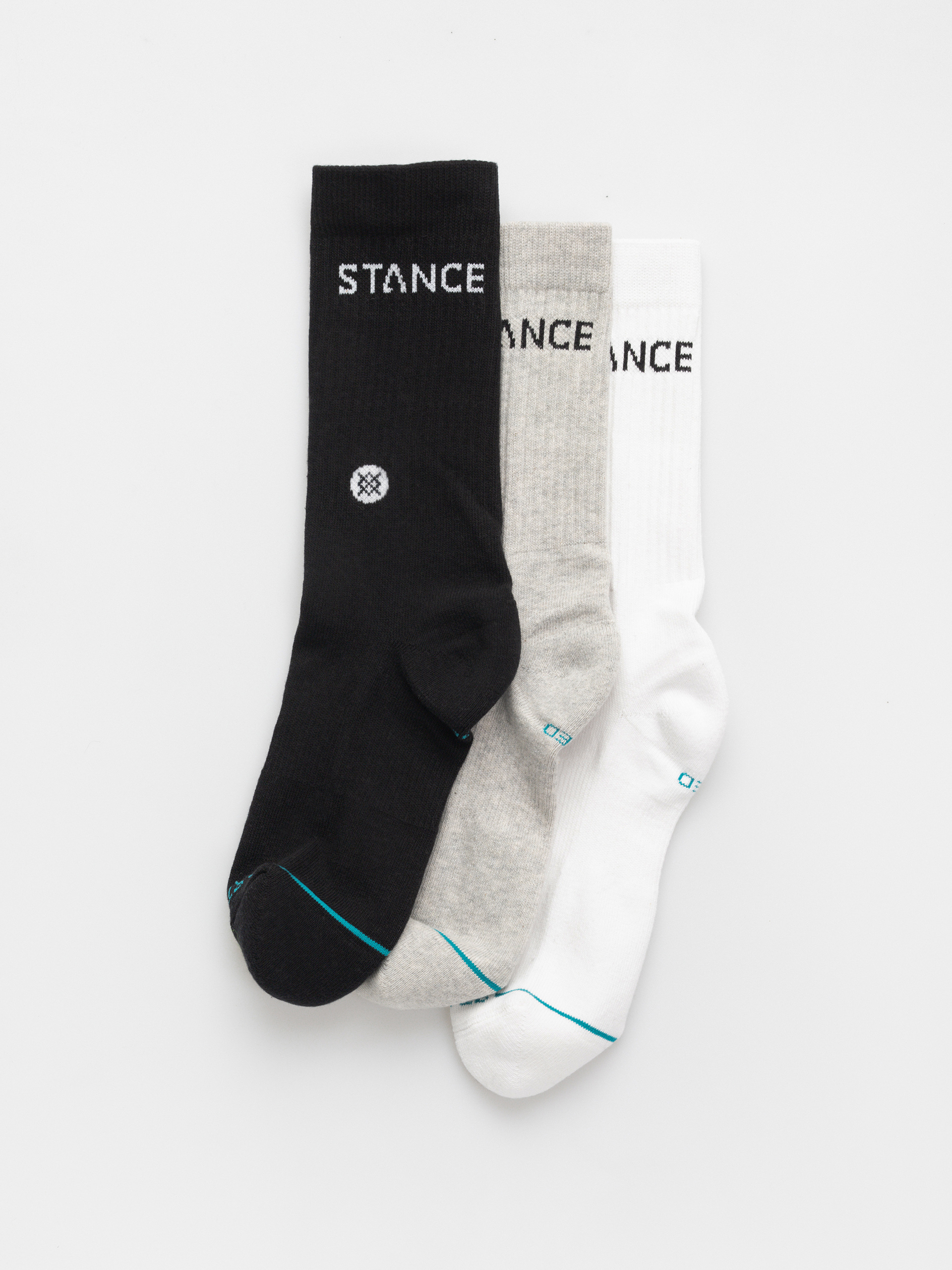 Stance Origin 3 Pack Crew Zokni (multi)