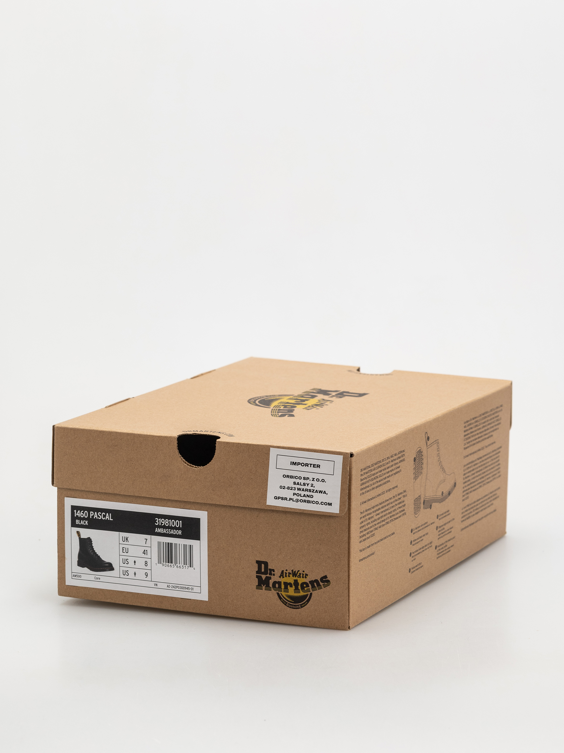 Dr. Martens 1460 Pascal Cipők (black ambassador)