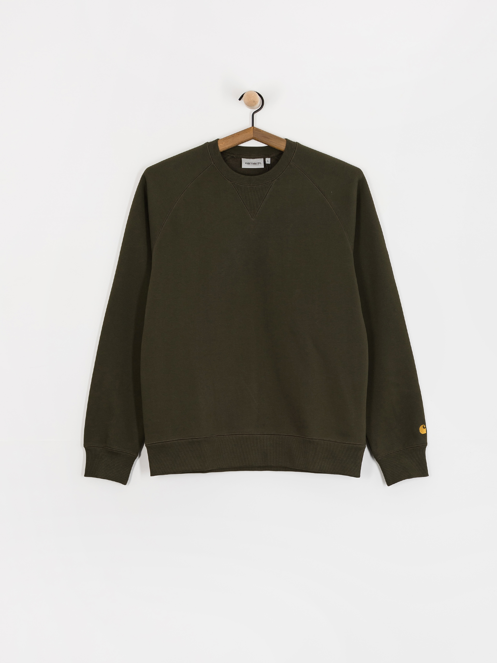 Carhartt WIP Chase Pulóver (olive/gold)