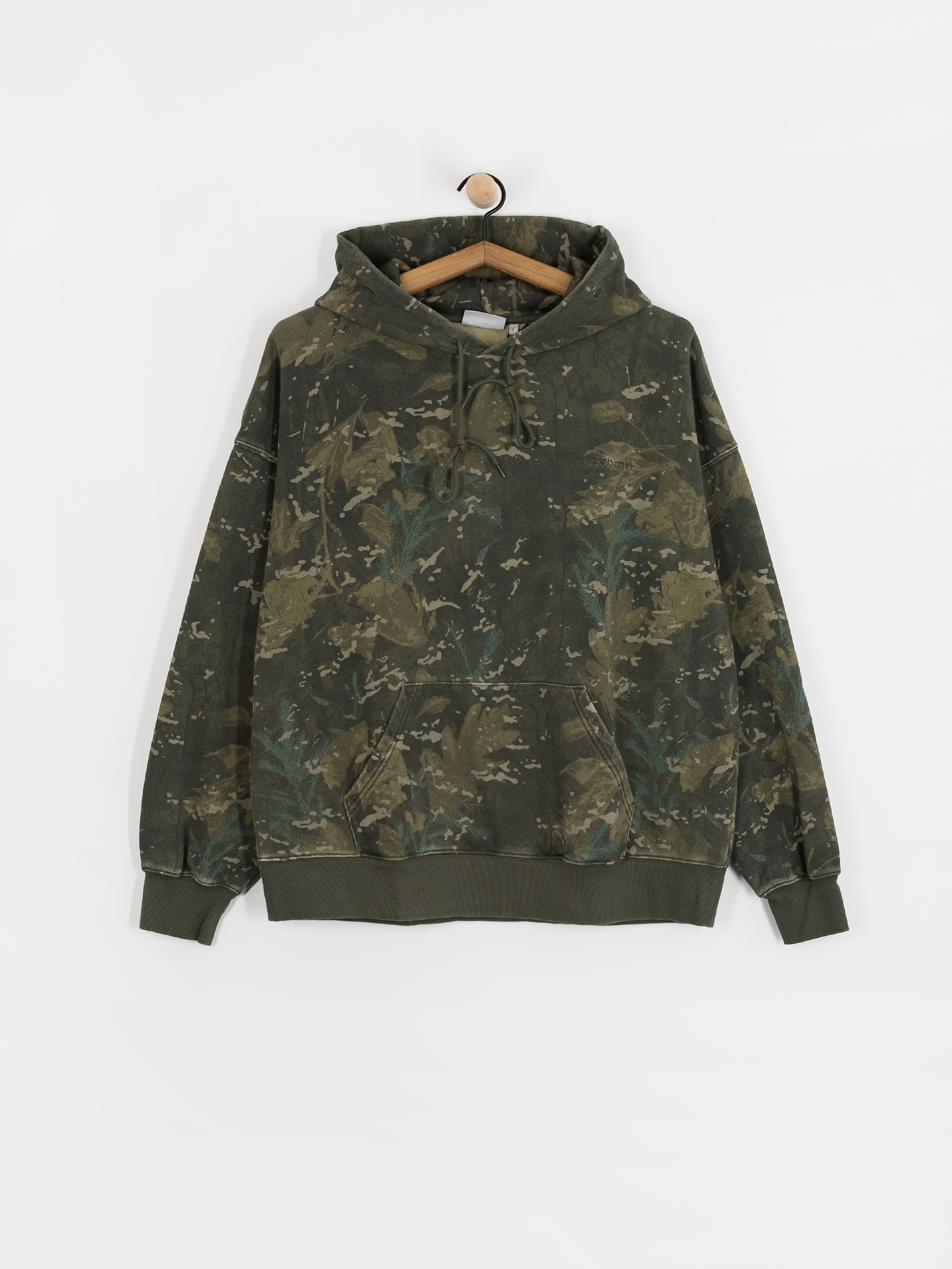 Carhartt WIP Benton HD Kapucnis pulóver (camo combi/green/garment dyed)
