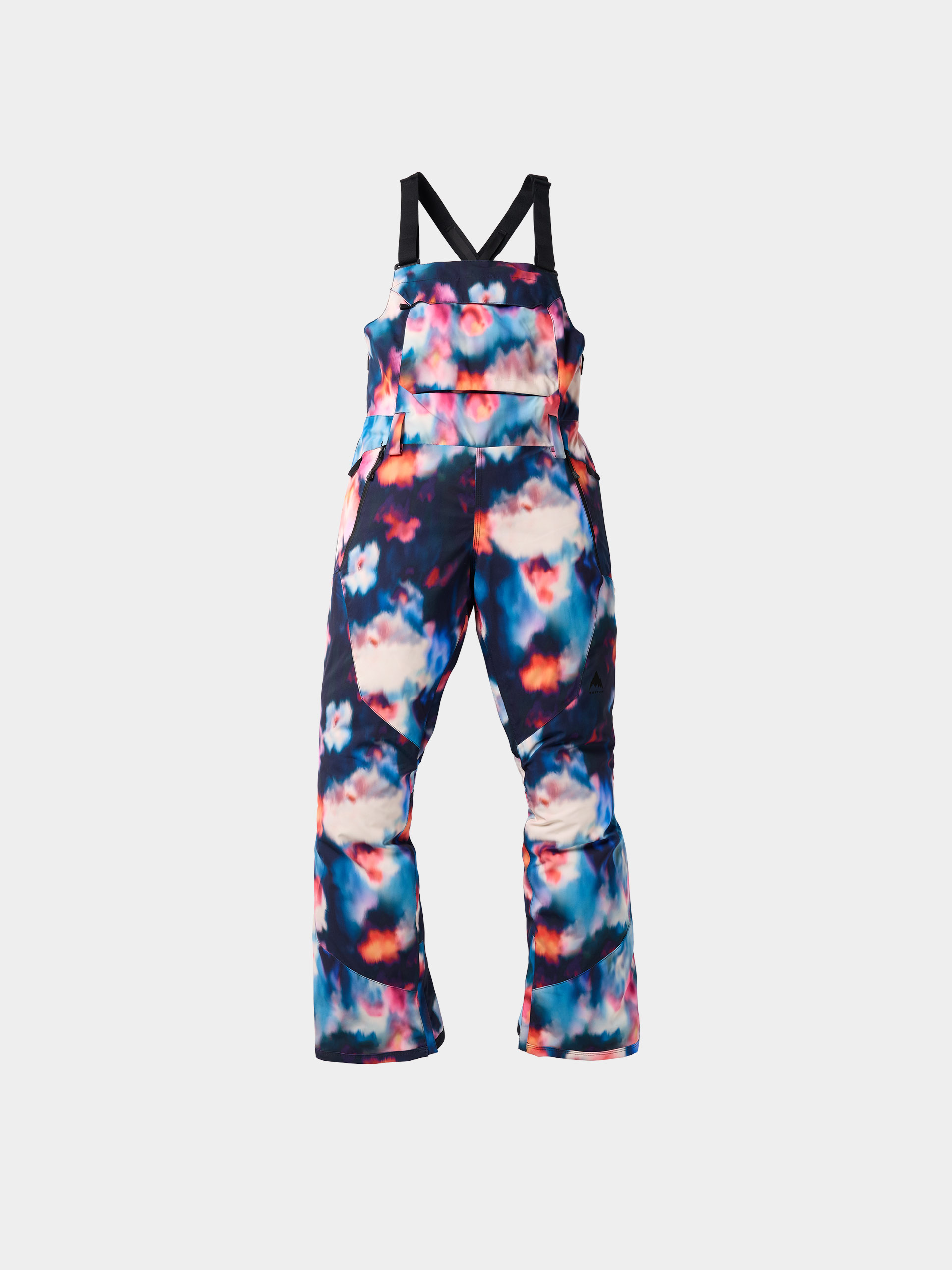 Női Snowboard nadrág Burton Reserve 2L Stretch Bibs (floral blur)