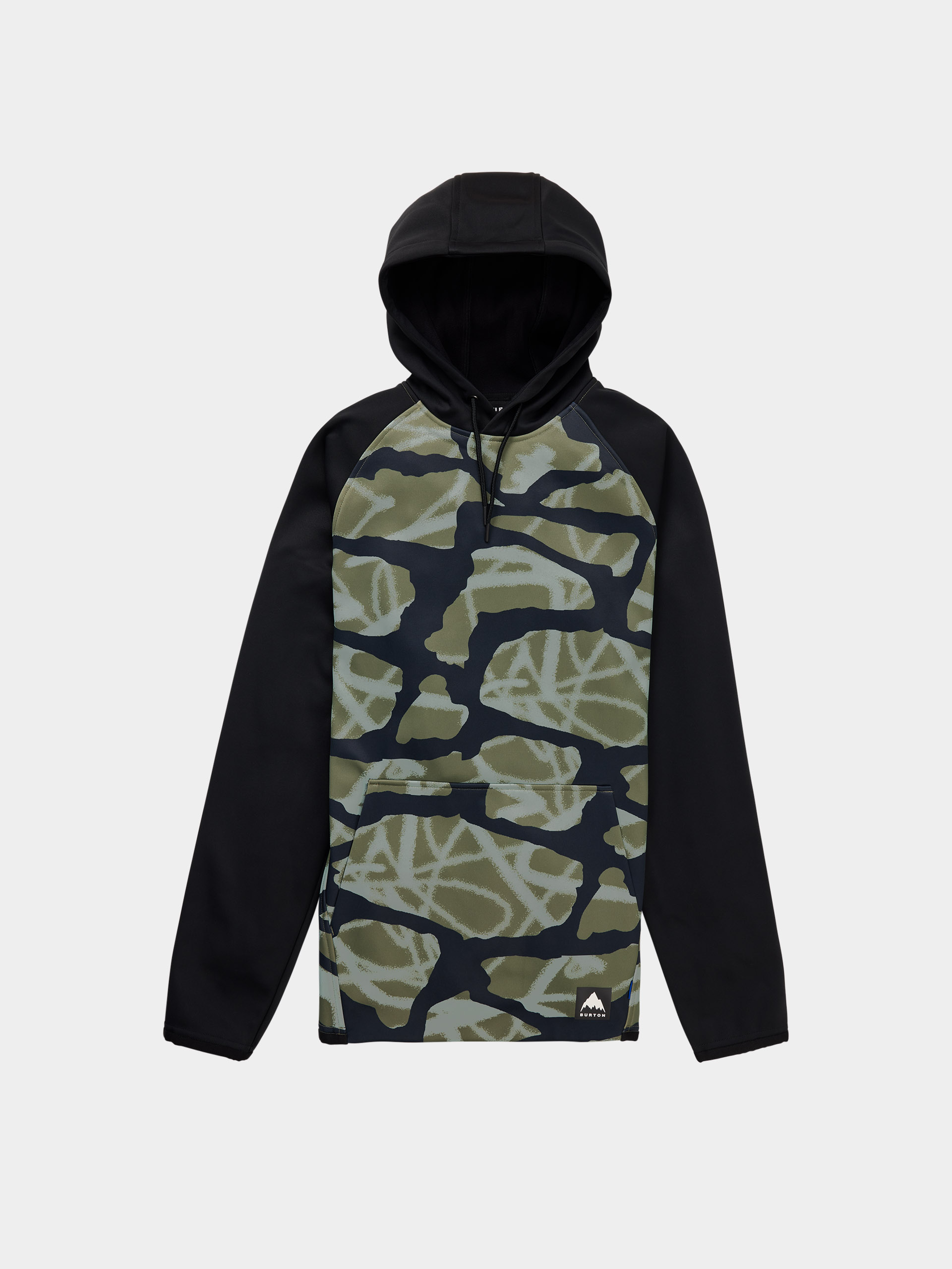 Thermo pulóver Burton Crown HD (graffiti camo/true black)