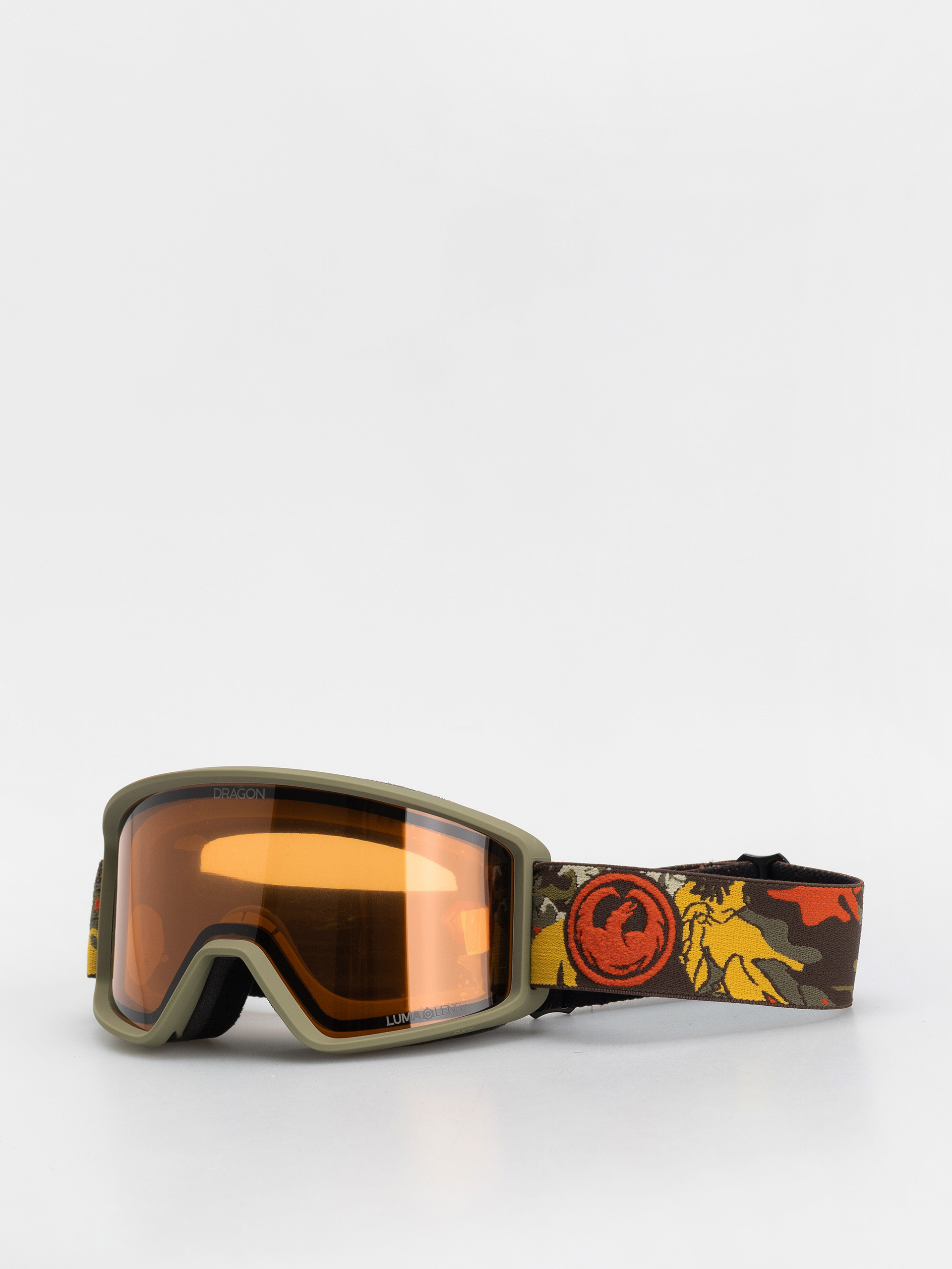 Dragon DXT OTG Snowboard szemüveg (leafycamo/lumalens amber)